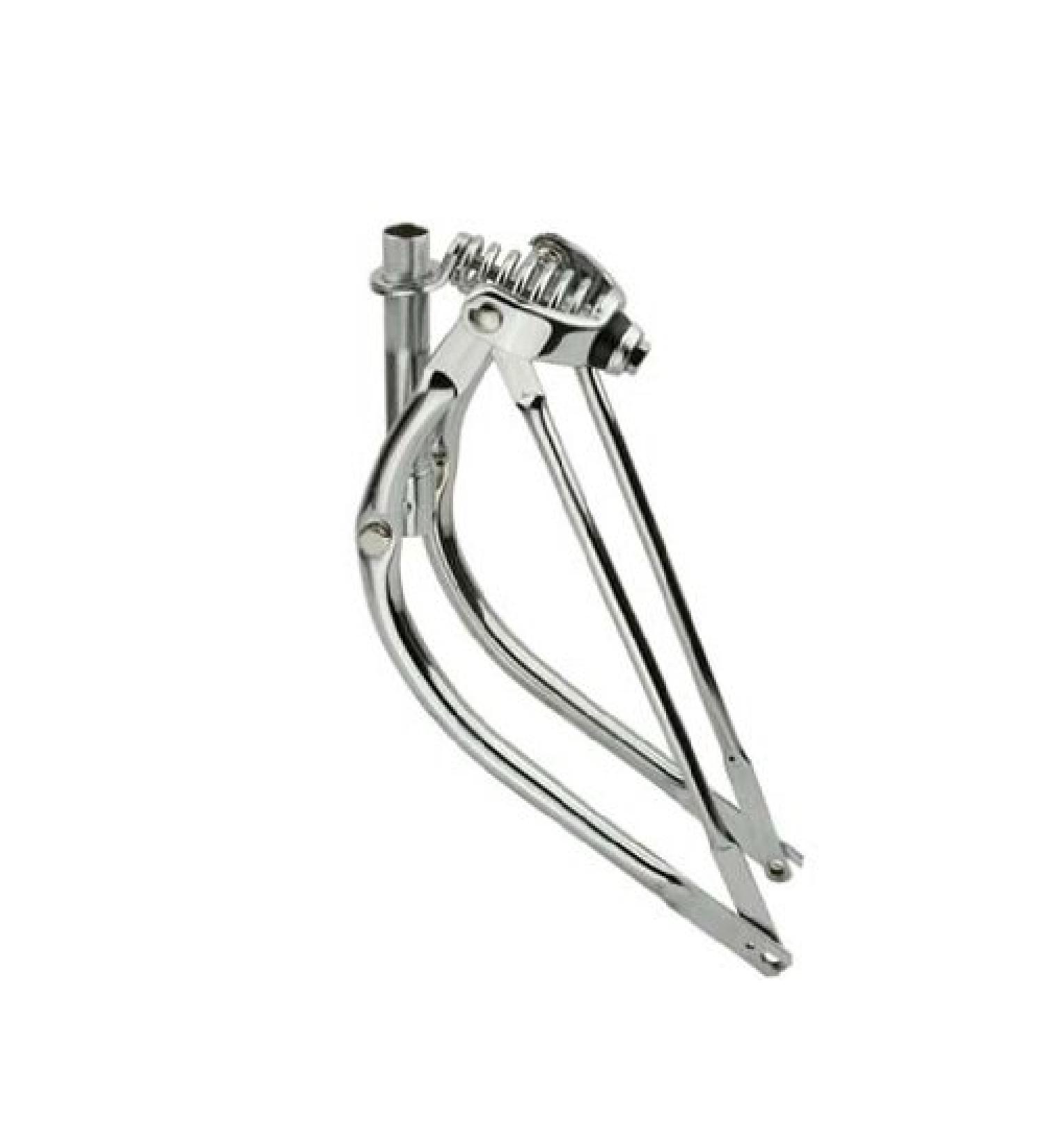 Lowrider 20" Bent Spring Fork 1" Chrome. Bike Fork, Bicycle Fork, Bike Fork Bicycle Fork