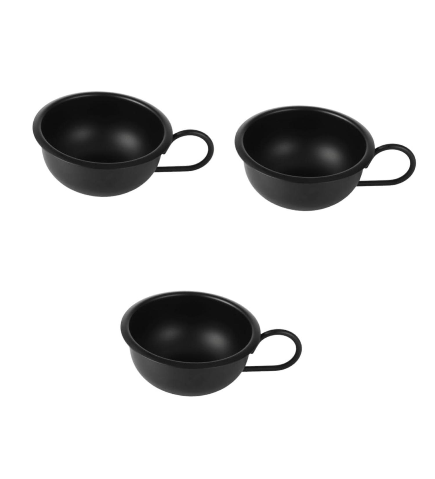 Fomiyes Metal Shaving Bowl Set - 3-Piece Razor Shell Hair Removal Cup for Men - Beard Cleaning Brush - 9.2cm Shaving Soap Bowl - Ideal for Smooth Shaves - Buy Online on GoSupps.com