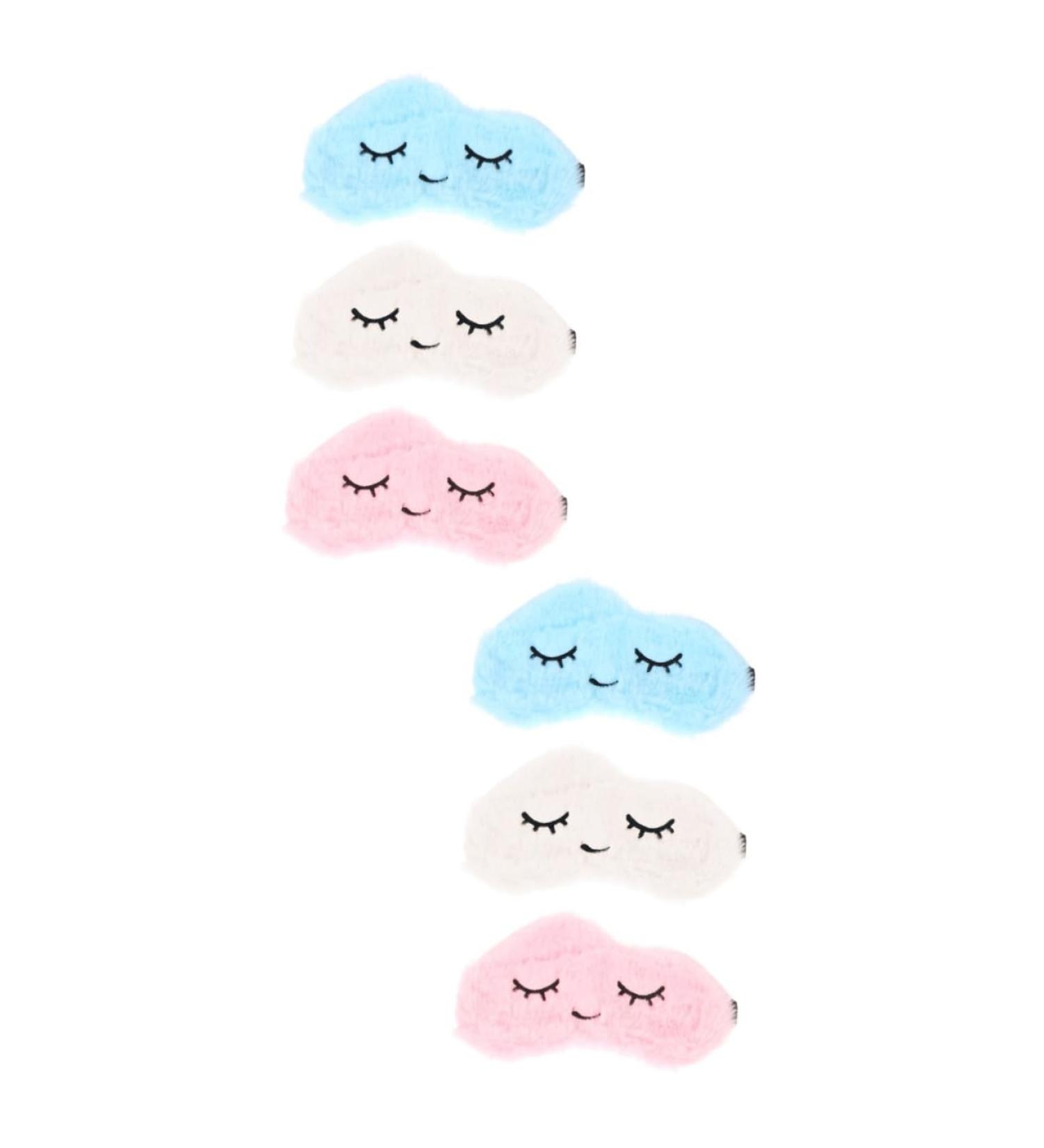 Beaupretty 6pcs Cloud Blindfold Cloud Eye Mask Plush Sleeping Mask Eyepatch Sleep Eye Mask Sleep Eyepatch Shading Blindfold Shading Eye Patch Plush Eyeshadow Sleep Eyeshadow - Buy Online on GoSupps.com
