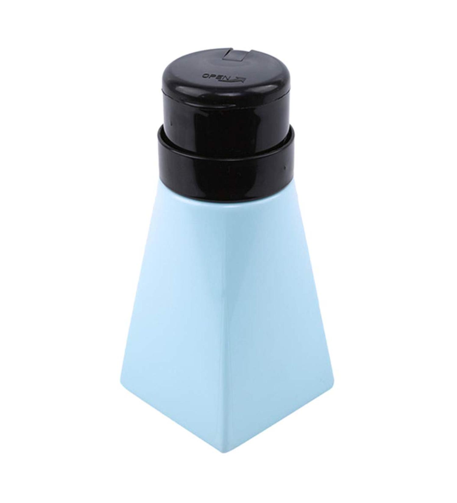 RIYAN Nail Press Bottle Liquid Alcohol Press Polish Remover Unloading Water Bottle Portable Press Dispenser Blue - Buy Online on GoSupps.com