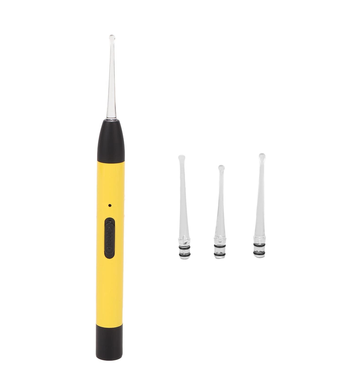 Rechargeable Light Earpick Spoon for Ear Wax Removal - Double Light Source, Portable & Effective - Buy Online on GoSupps.com