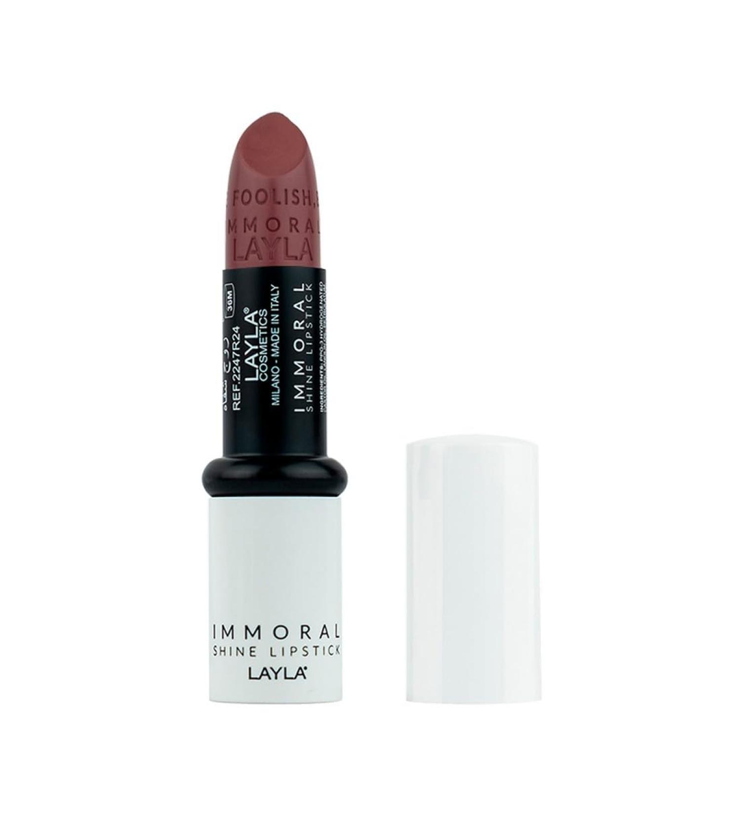 LAYLA IMMORAL SHINE LIPSTICK N.7 POOL NIGHT