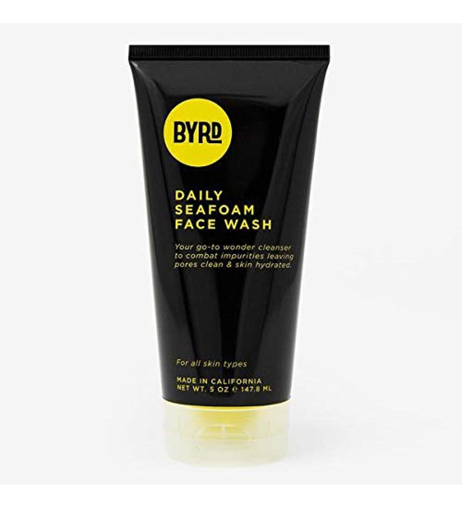 Byrd Hairdo Daily Seafoam Face Wash - Salty Coconut 5 oz | Refreshing Cleanser - Buy Online on GoSupps.com