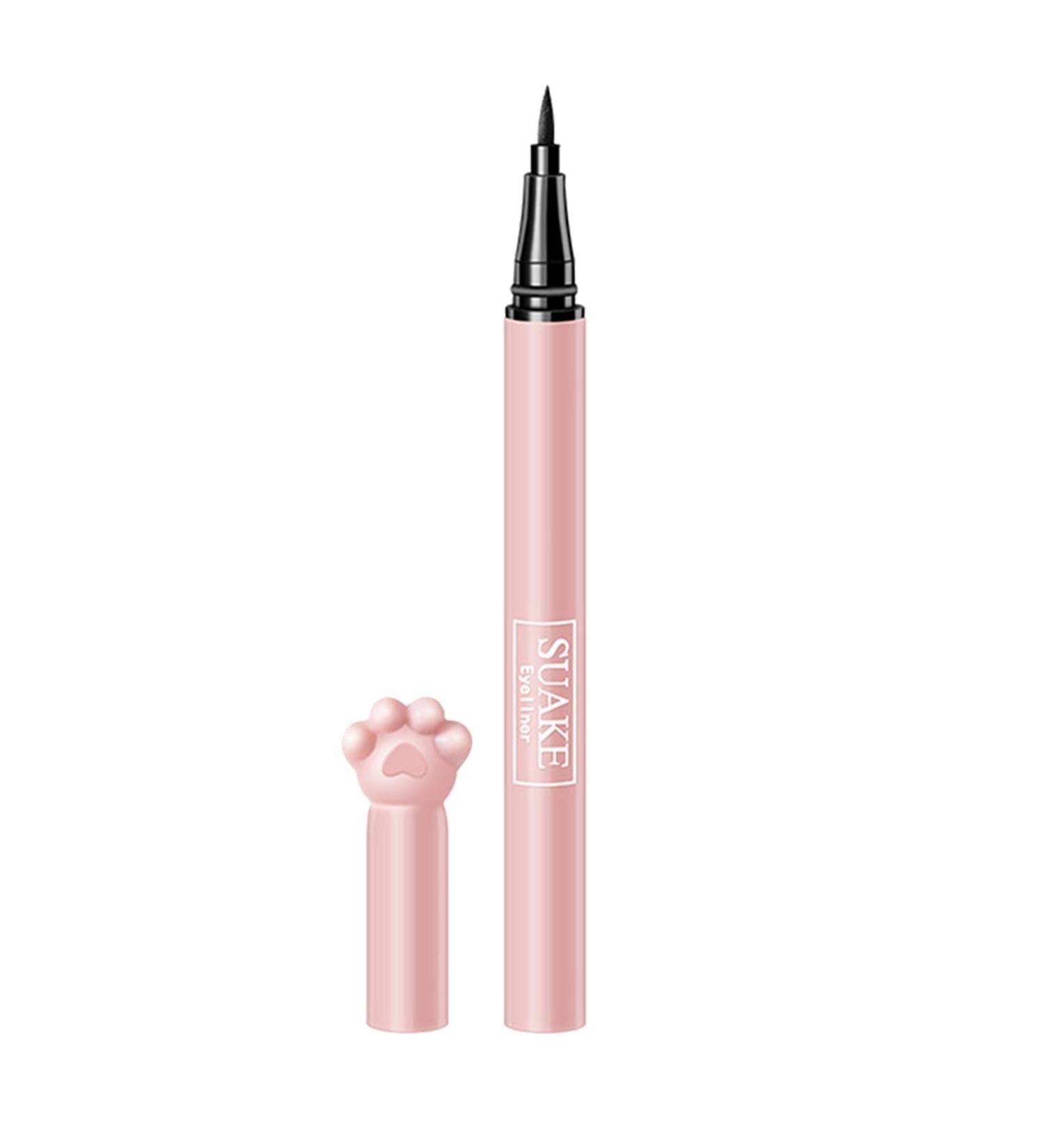  Sloane Liquid Eyeliner - Pink Cat Paw Shaped Liquid Eyeliner - Quick-Drying Black Eyeliner - Eye Enhancer Eyeliner - Waterproof Eyeliner - Buy Online on GoSupps.com
