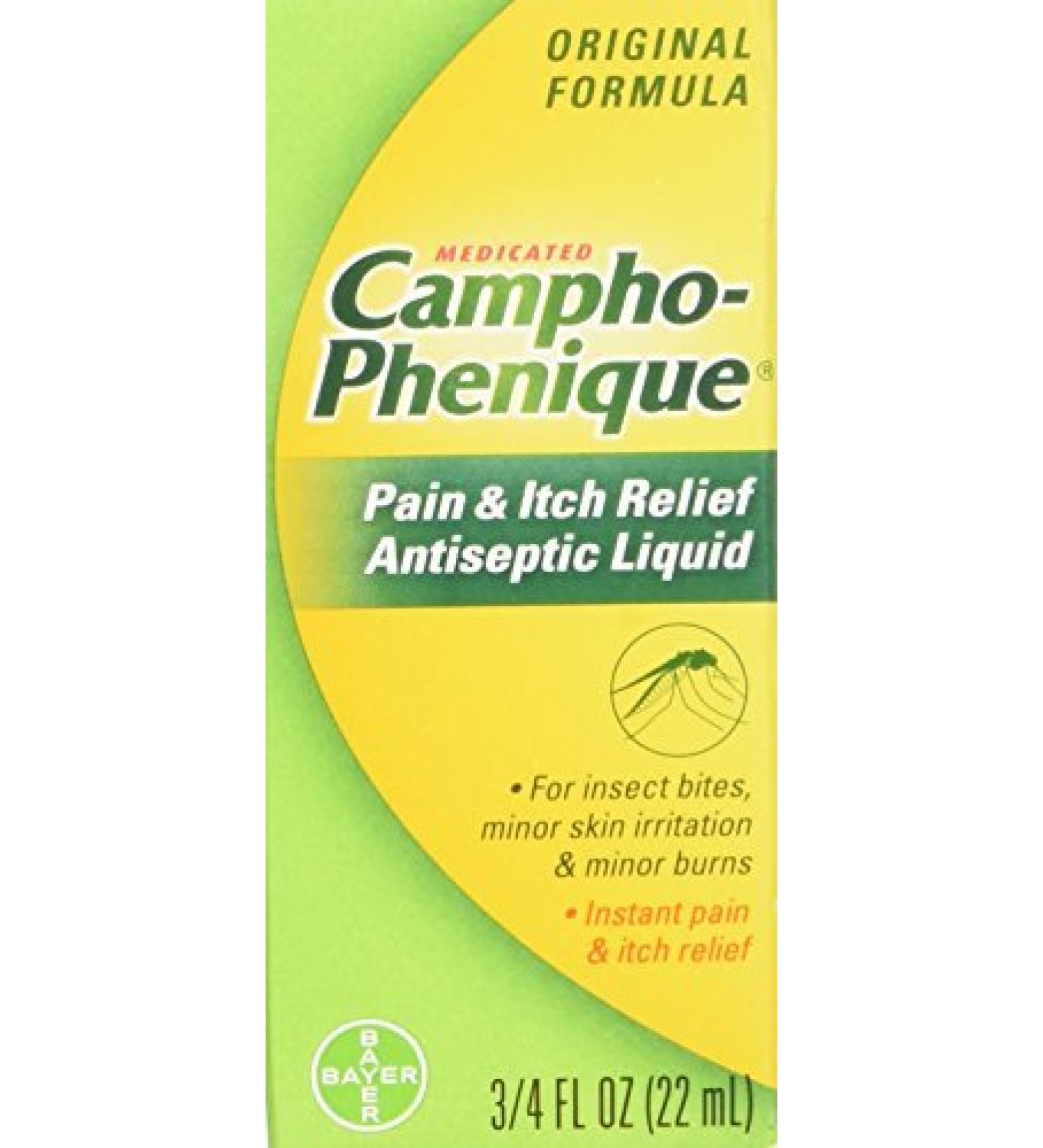 Campho-Phenique Antiseptic Liquid 0.75 oz - Fast-Acting Relief - Buy Online on GoSupps.com