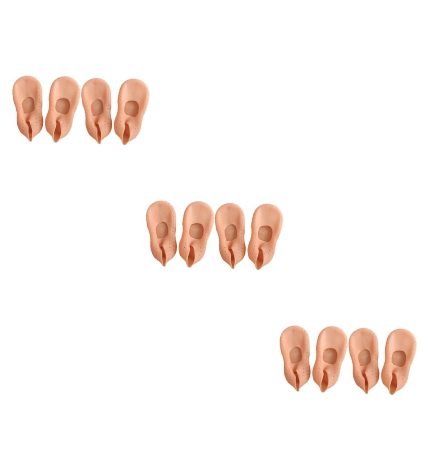 FOMIYES 6 Pairs Foot Softening Socks Elastic Boat Socks Silicone Heel Protectors Plantar Inserts Heel Socks for Cracked Heels Room Socks Shoe Pads for High Heels Spa Jacket - Buy Online on GoSupps.com