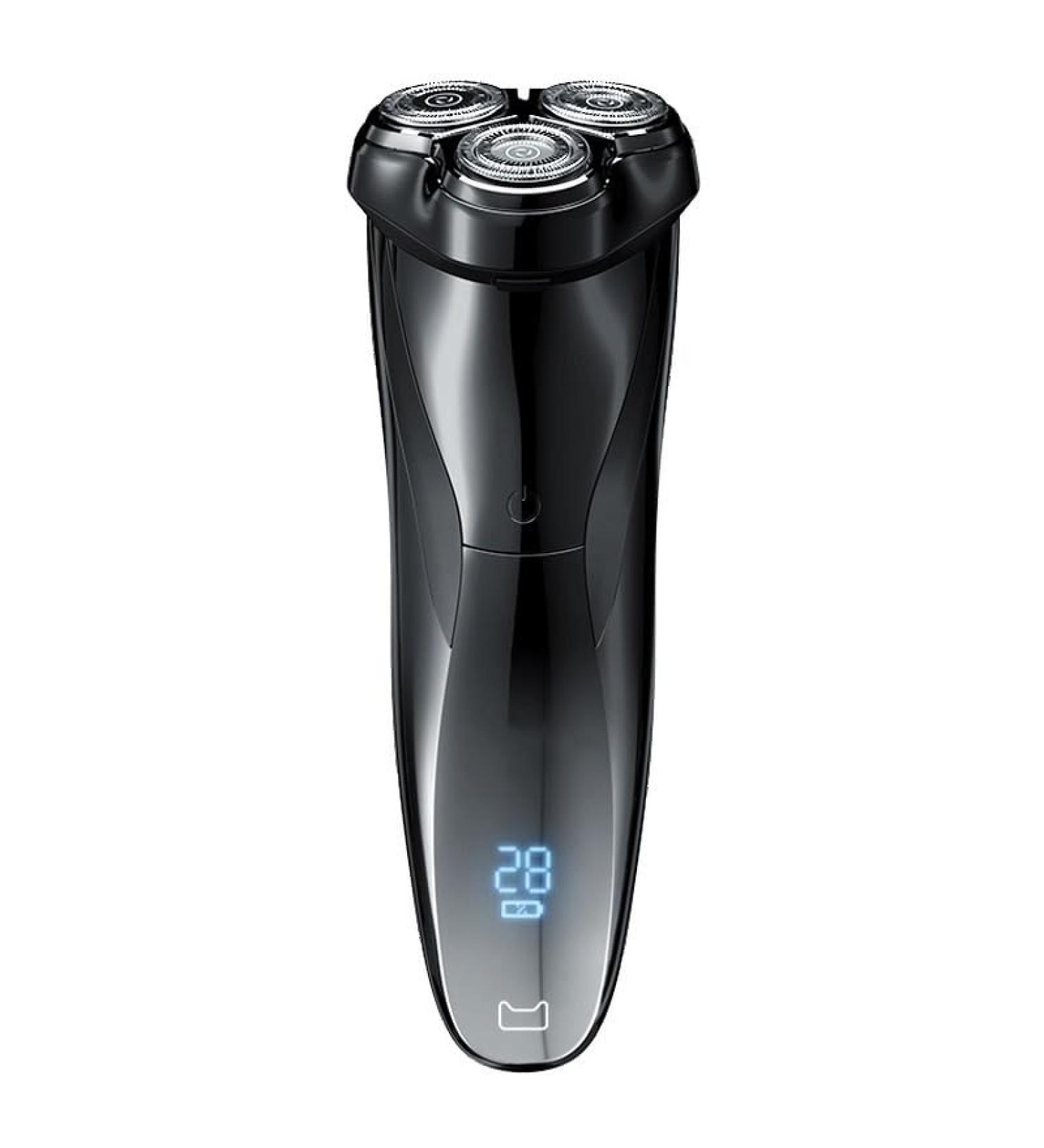 Head Shaver for Men - Waterproof Electric Face Shaver & Popup Trimmer - Rechargeable Wet & Dry Black - Buy Online on GoSupps.com