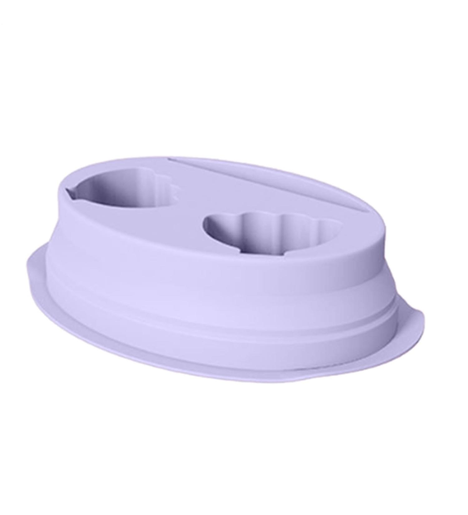 Nail Soaking Bowl Silicone Remover Soak Off Tray 9.06x6.69x3.15 Inches Professional Soaking Tool Comfortable Hand Bath Basin for Acrylic Gel Polish Removal Home Salon Travel Care Purple - Buy Online on GoSupps.com