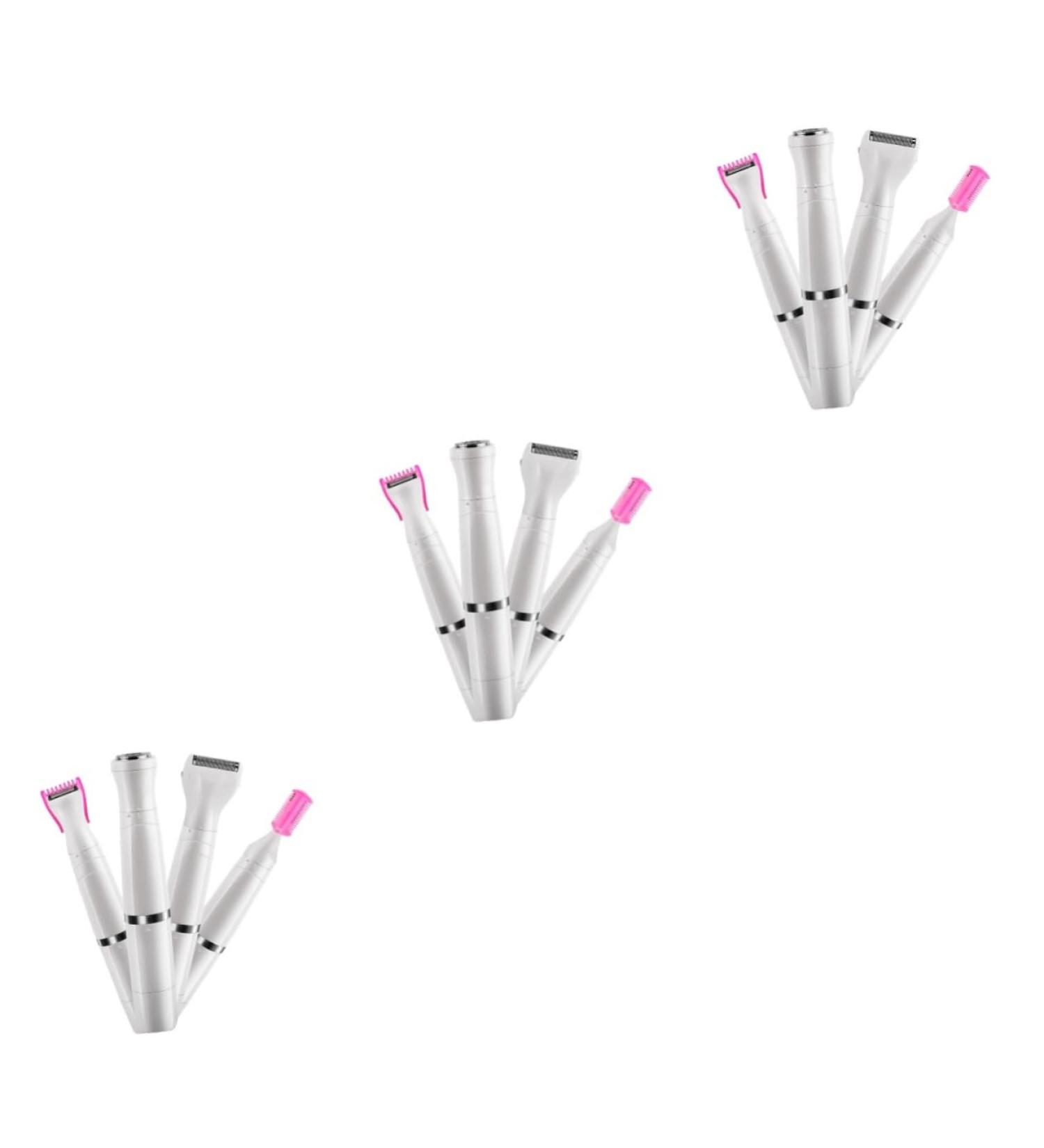 Solustre 3-Piece Women's Electric Razor Set - Hair Removal Device for Smooth Skin | Miss White - Buy Online on GoSupps.com