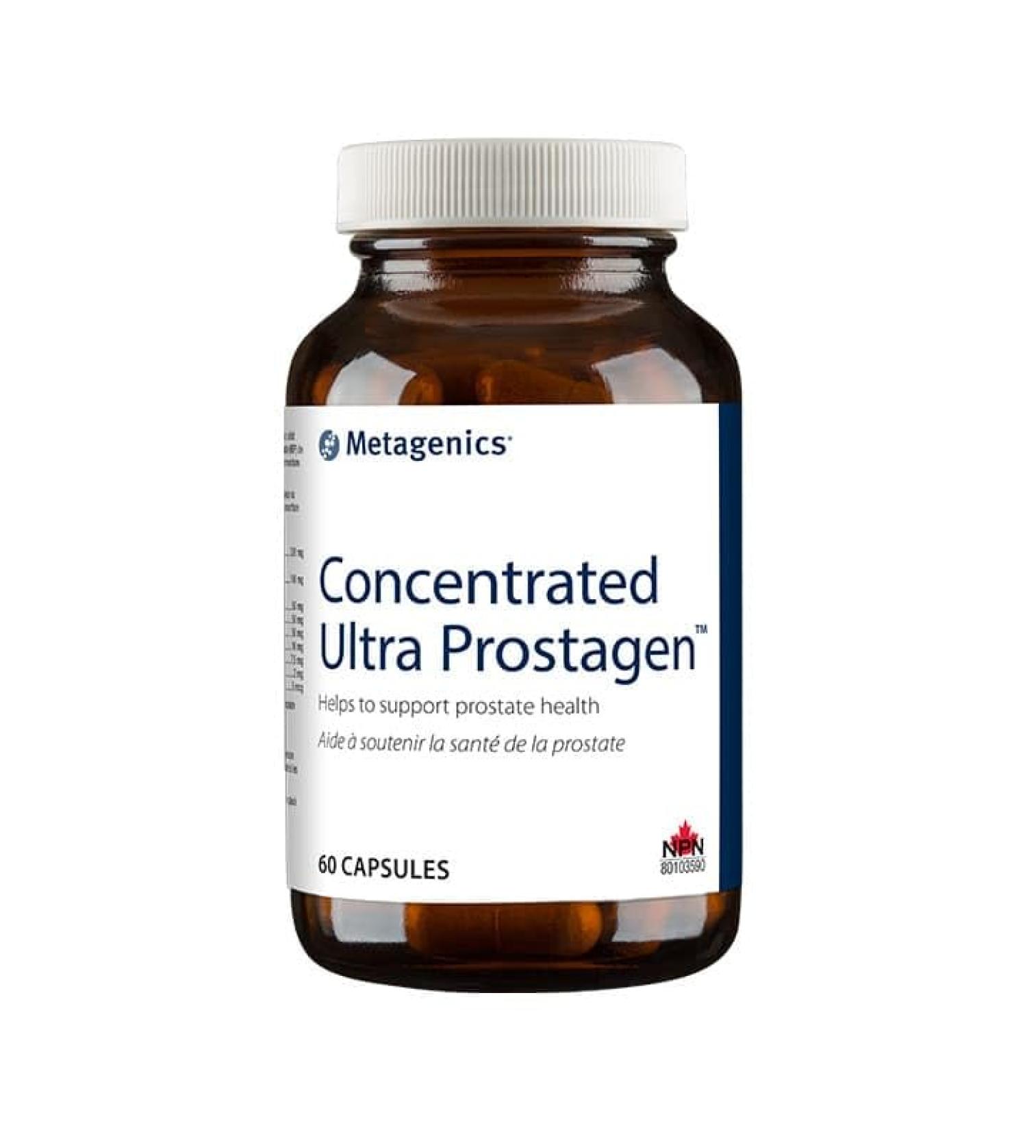 Metagenics - Concentrated Ultra Prostagen - Prostate Support Supplement for Men with Saw Palmetto Nettle Root and More - 60 Capsules - Buy Online on GoSupps.com