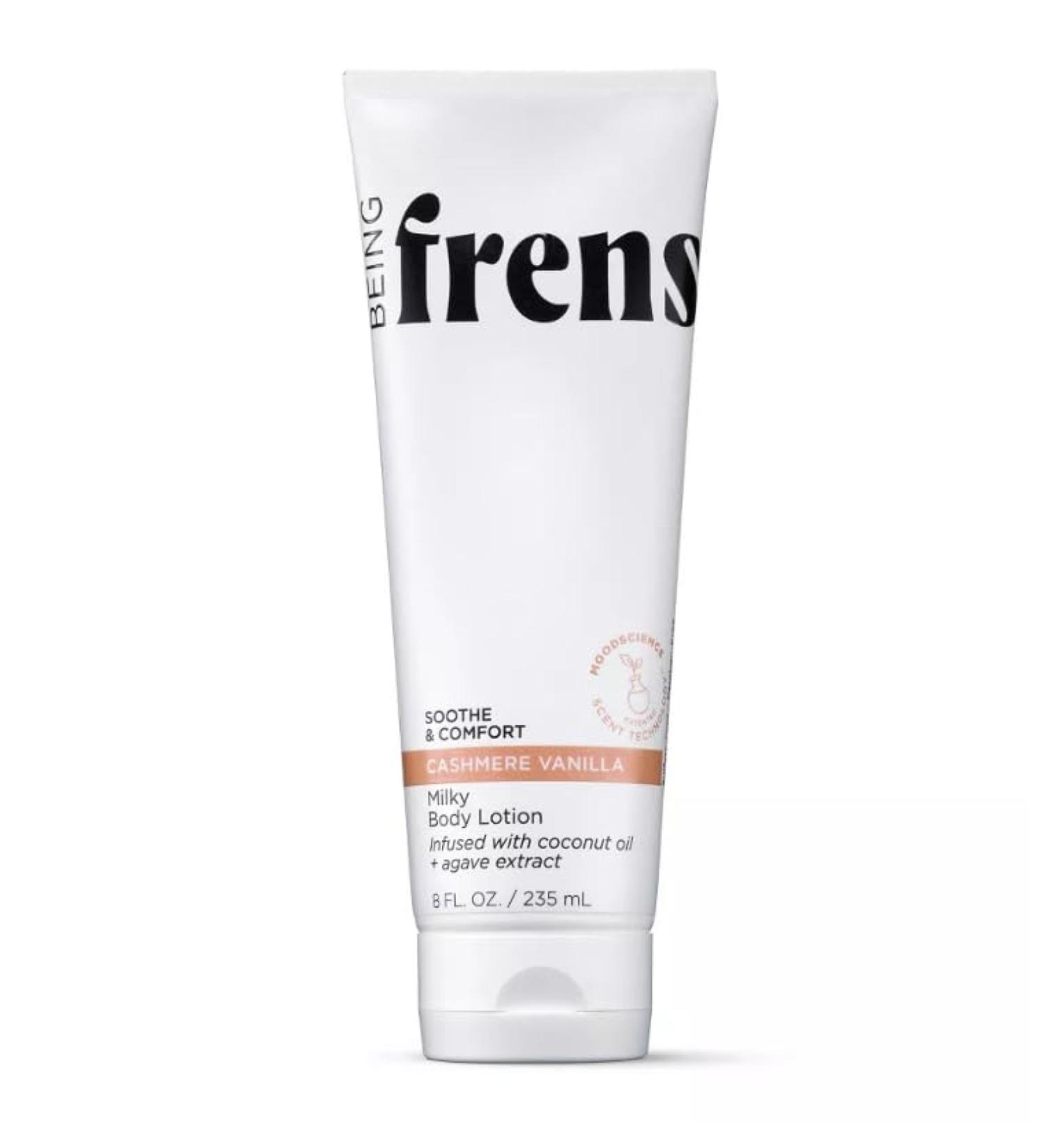 Being Frenshe Milky Hydrating Body Lotion Cashmere Vanilla Scent with Coconut Oil for Dry Skin 8 fl-oz - Buy Online on GoSupps.com