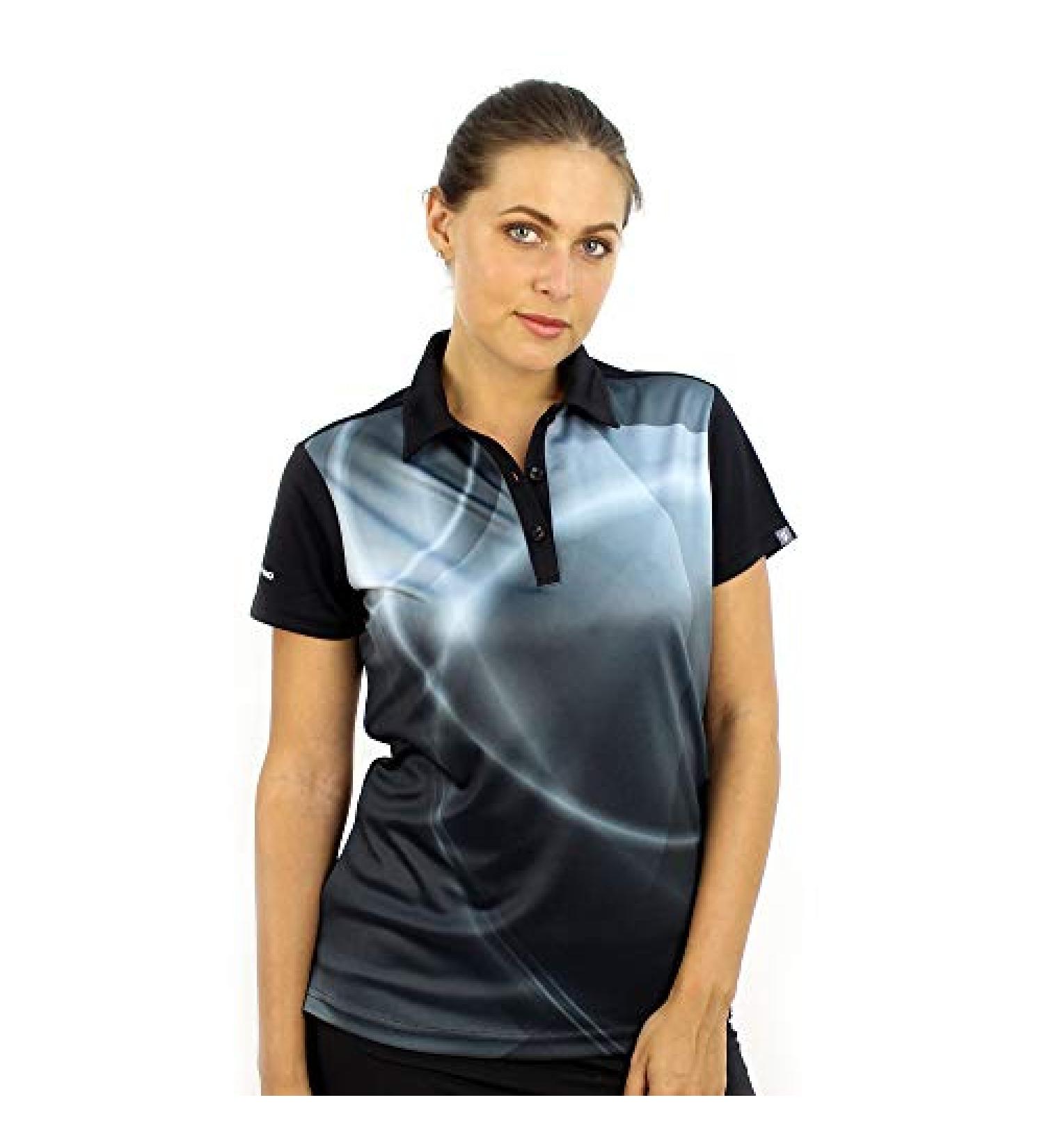 Savalino Women's Bowling Polo Shirt - Size S-3XL, XX-Large Black - Buy Online on GoSupps.com