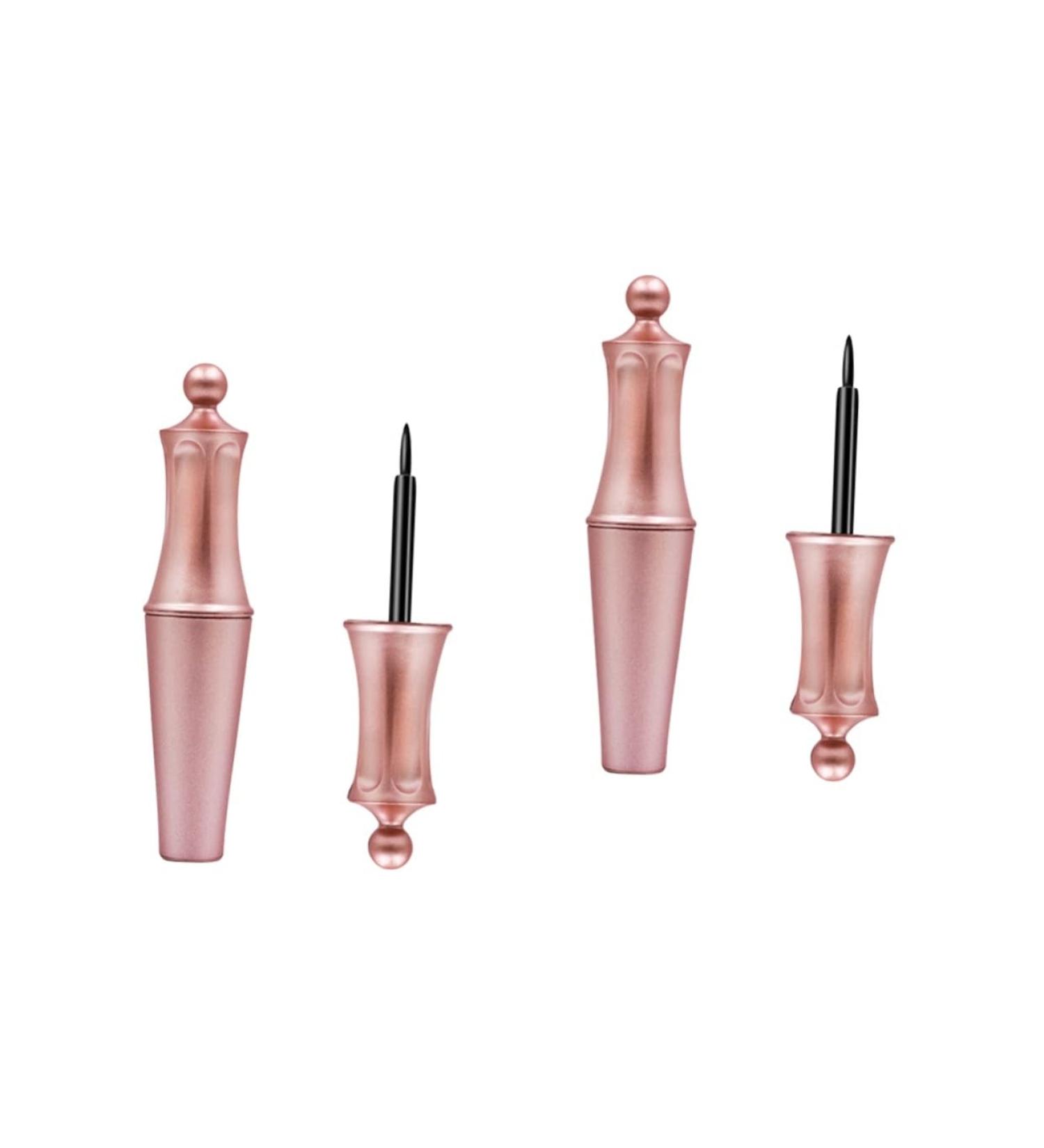 FRCOLOR 4Pcs Liquid Eyeliner 3D Magnetic Eyeliner Clear Magnetic For Eyelashes e Only Black Makeup Golden Black - Buy Online on GoSupps.com