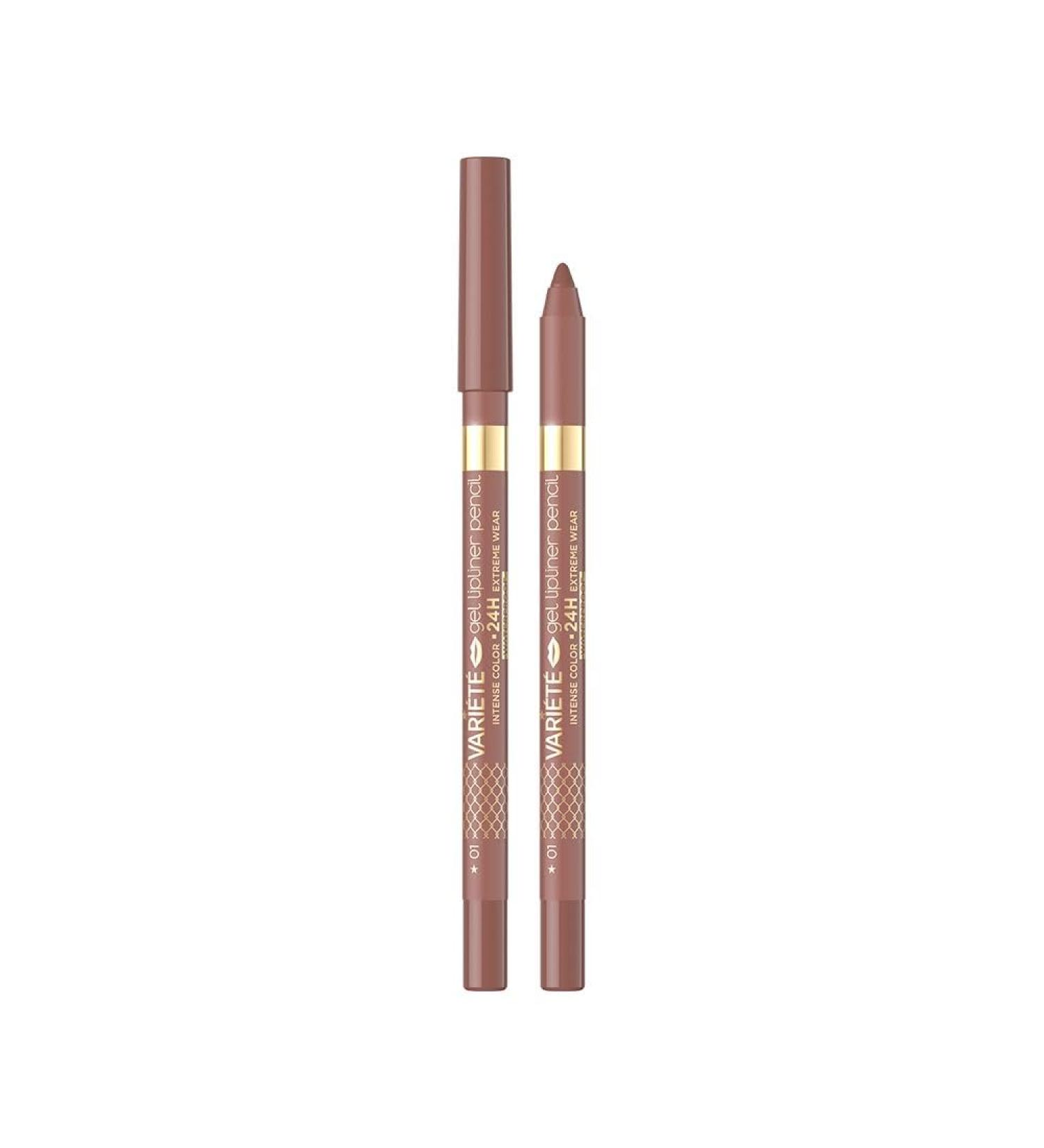 Eveline Cosmetics Vari t gel lip liner no 01 lip liner waterresistant permanent lip liner lip liner waterproof longlasting intensively pigmented - Buy Online on GoSupps.com