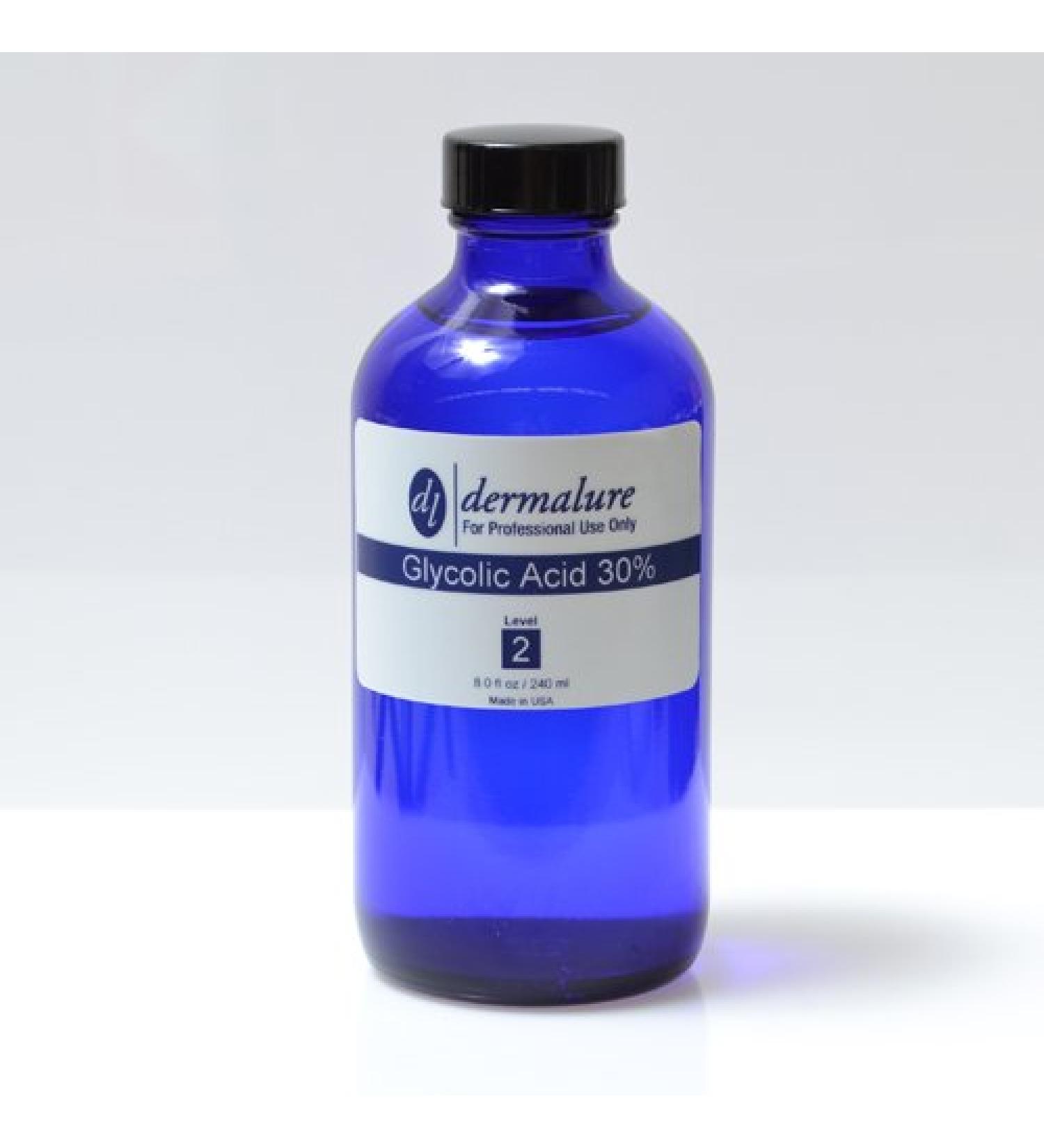 Glycolic Acid Peel 30% 8oz. 240ml Pro Size (Level 2 pH 1.4)