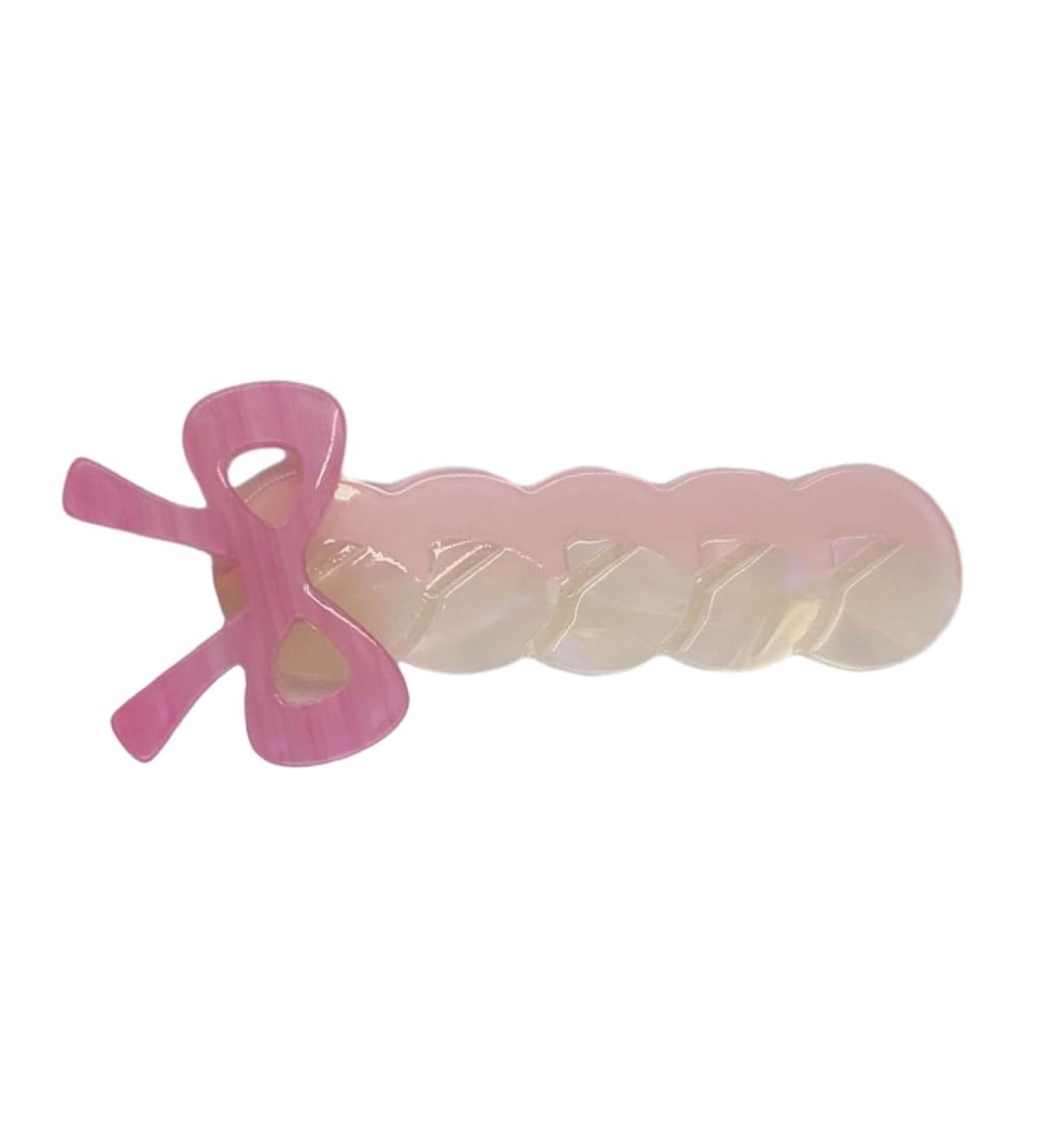 Limtula Simple Princess Hair Duckbill Clip Hair Clip w Hair Catch Barrettes Hair Adornment Hair Ornaments Pink Braided Bow Duc - Buy Online on GoSupps.com