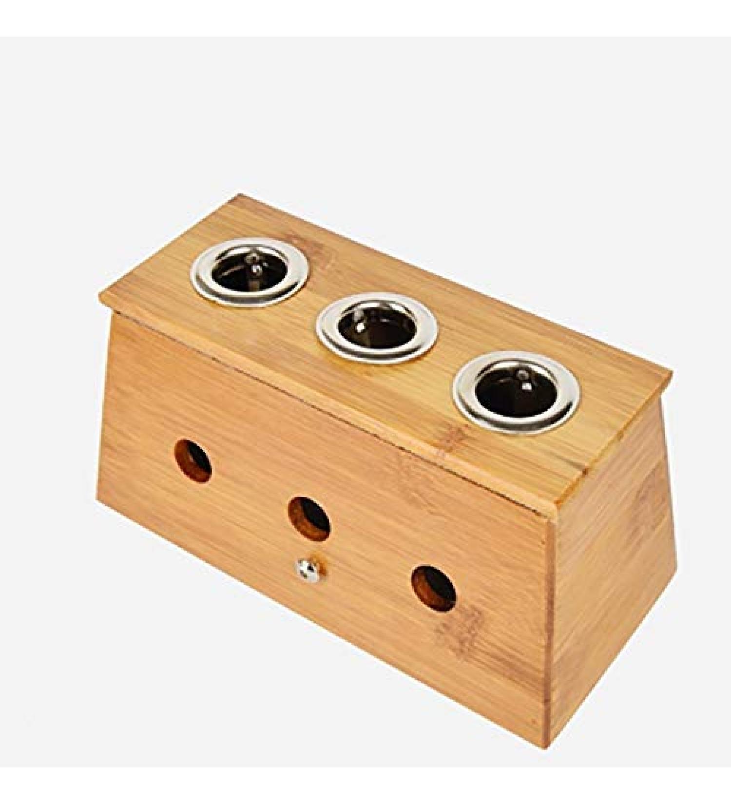 Moxa Box - Wood Moxibustion Acupuncture Relaxation Roller for Neck Arm & Body - Moxibuting Therapy Device for Body Care (Color: C) - International Shipping - Buy Online on GoSupps.com