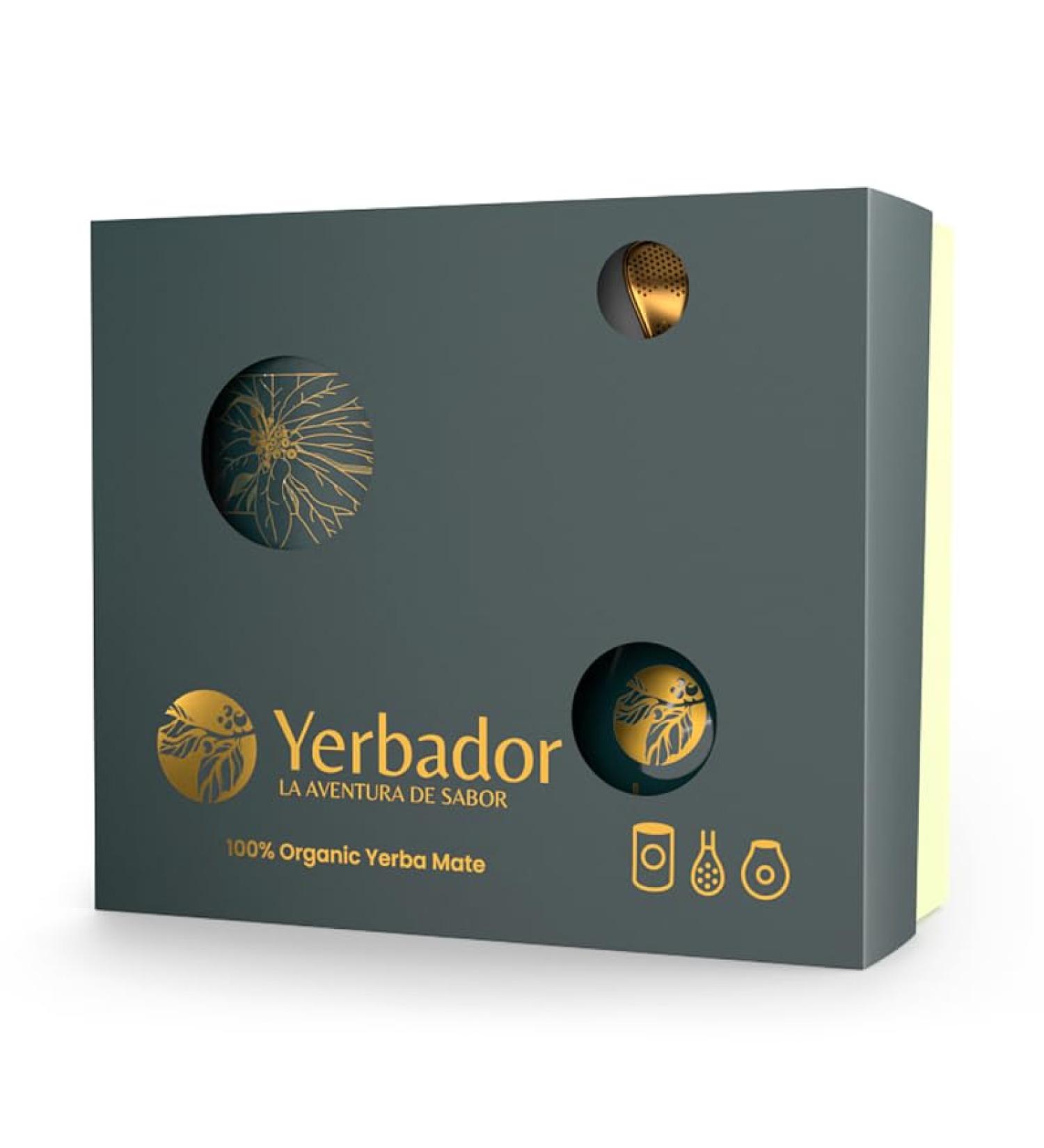 Yerba Mate Set | Tube 300g | Matero Cup | Bombilla Straw - Buy Online on GoSupps.com