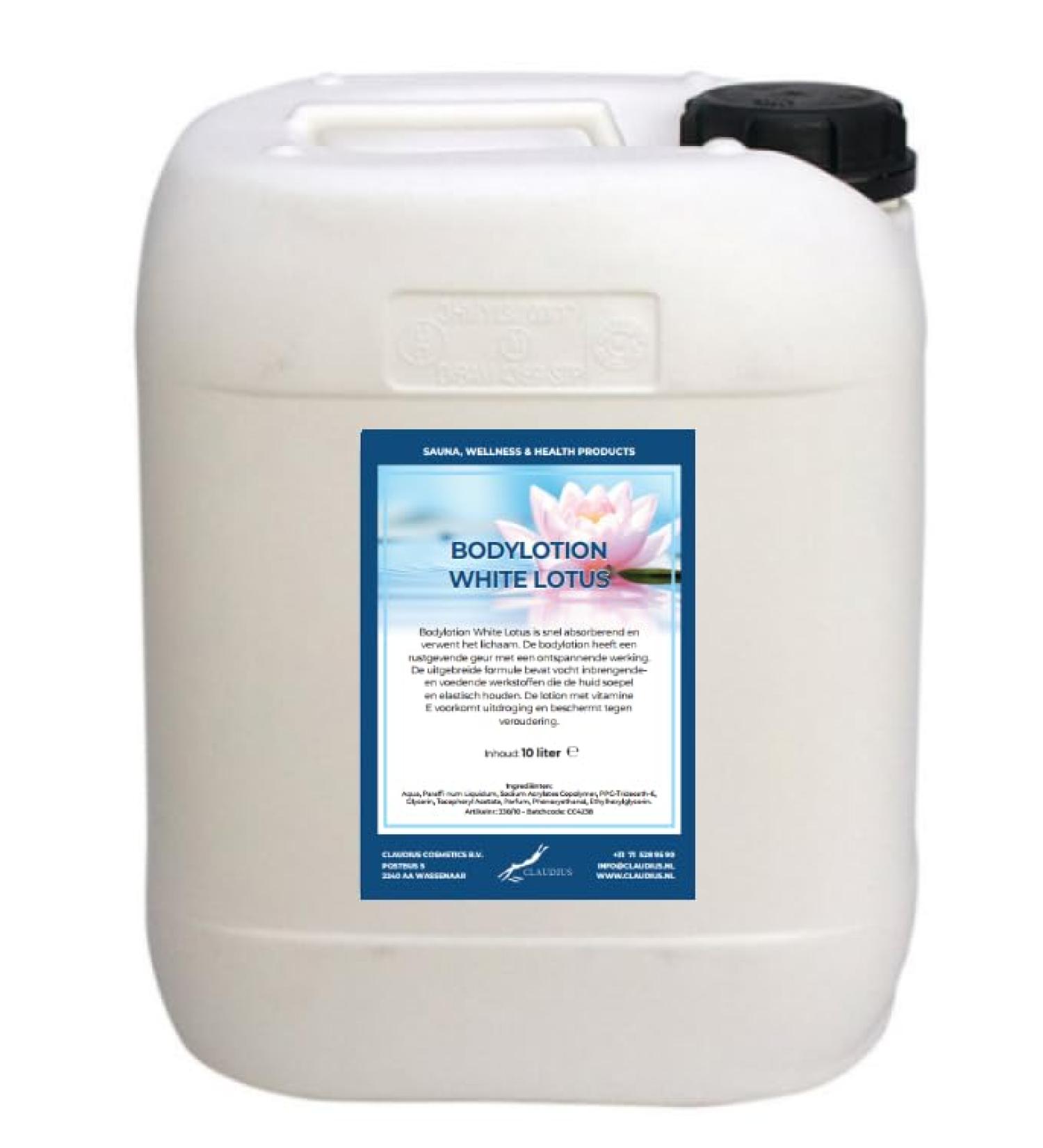 Claudius Bodylotion White Lotus 10 liter