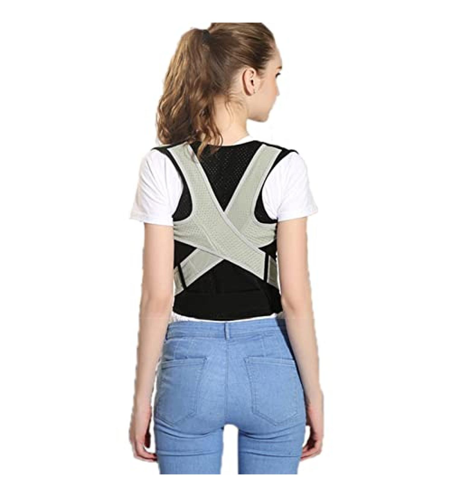 Back Corrector Back Posture Corrector Therapy Corset Spine Support Belt Lumbar Back Posture Correction Bandage for Men Women Health and Relaxation vision New Style S - Buy Online on GoSupps.com