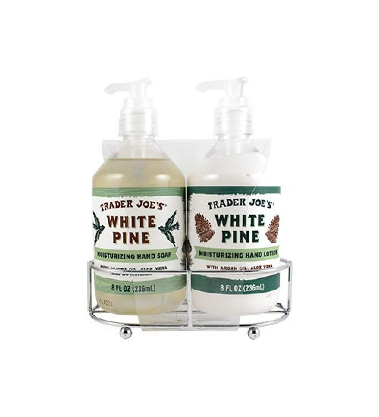 Trader Joe’s White Pine Moisturizing Hand Soap & Hand Lotion Set