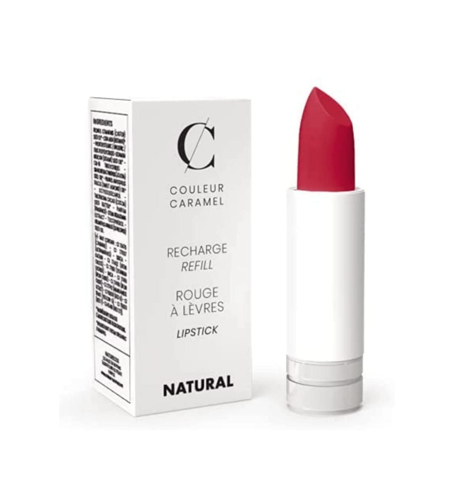 Couleur Caramel - Organic & Vegan Matte Lipstick Refill (122- Redcurrant)