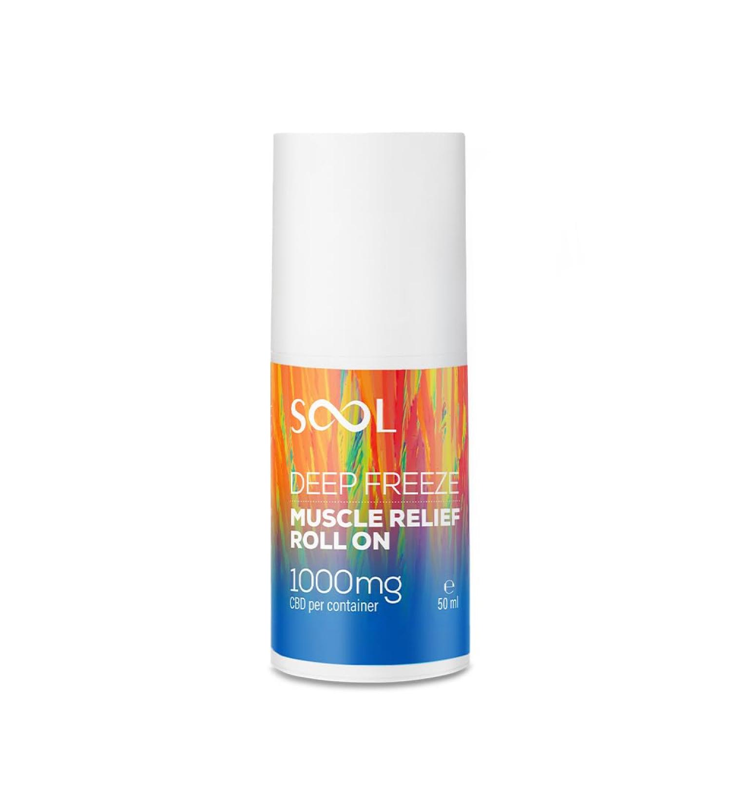 SOOL Cr me Roll-On Effet Froid Intense CBD 50ml 1000mg I Pour les Articulations et les Muscles | Application Facile - Buy Online on GoSupps.com