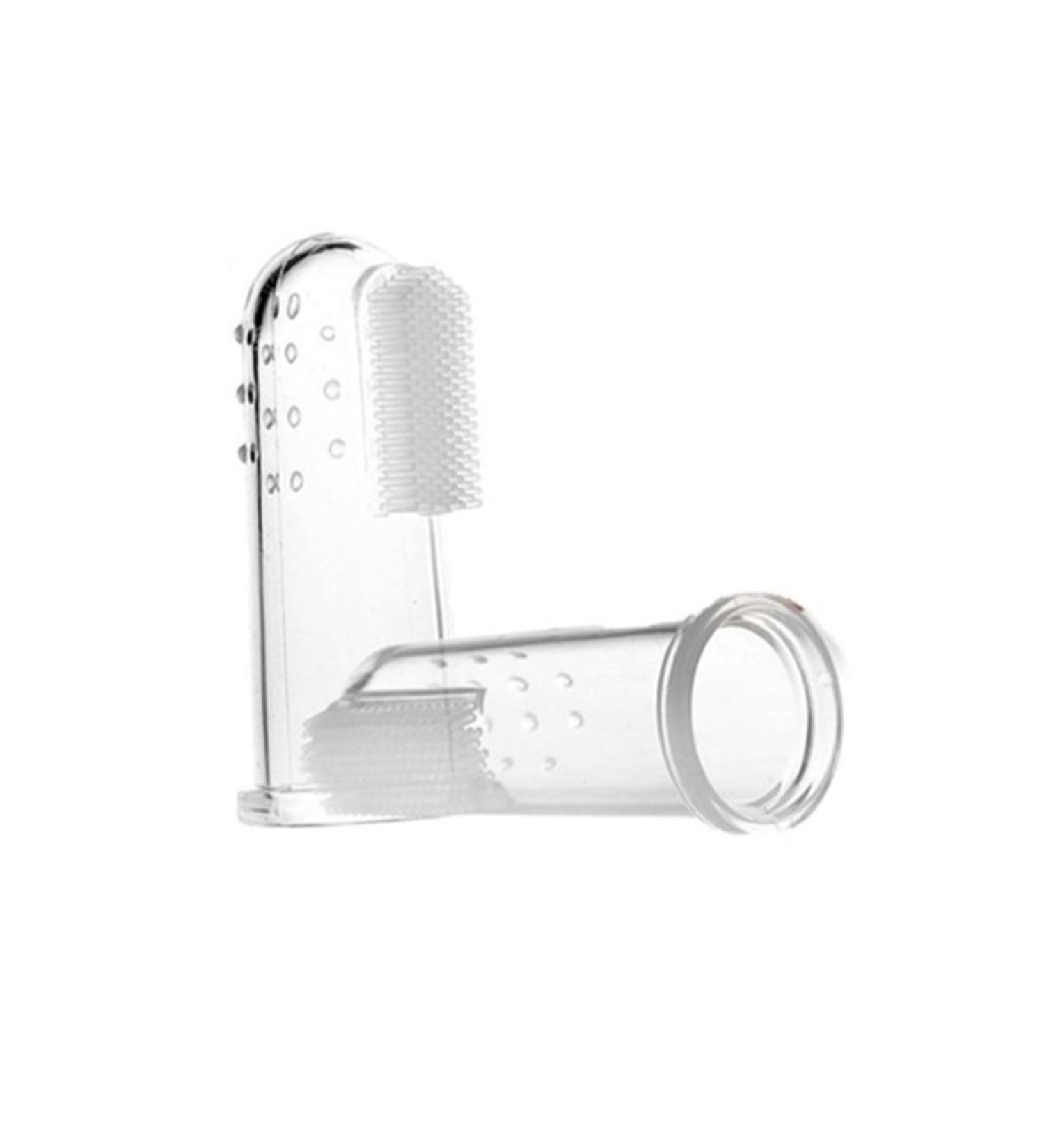 Minkissy 2-Pack Finger Toothbrush for Babies | Gentle Dental Care & Mouth Massage for Small Children - Buy Online on GoSupps.com