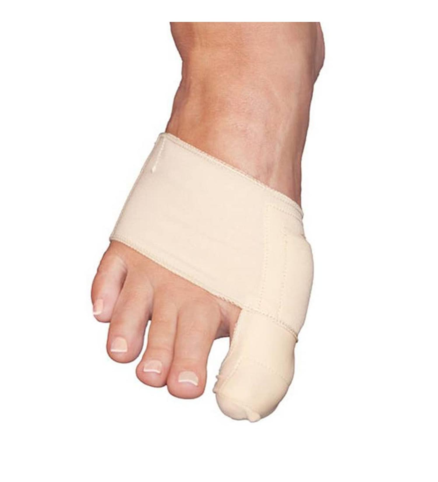 Epity |Hallux valgus flexible correction bandage for the day limits the development of the Hallux Valgus & relieves pain during active activities a day for both feet (s)