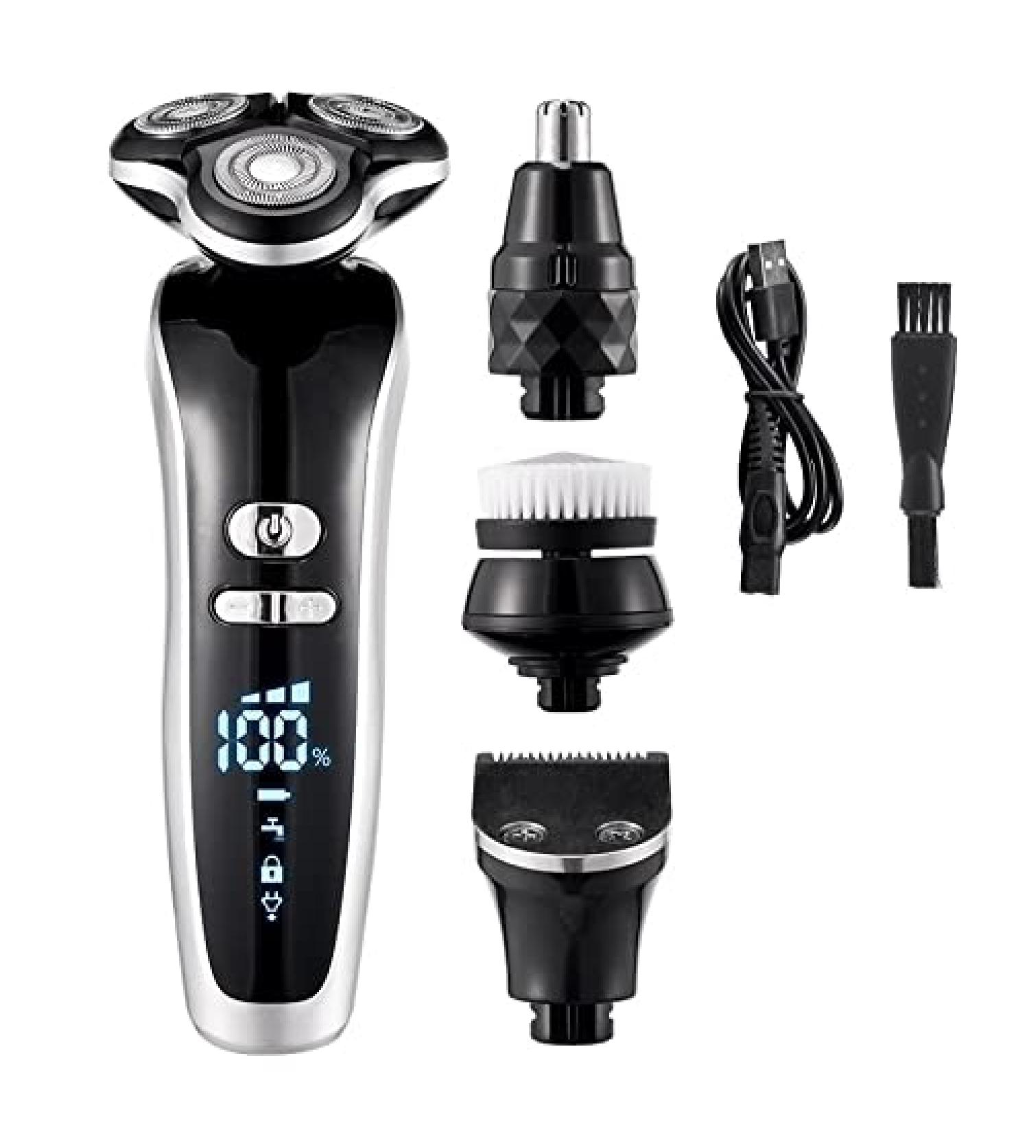 Buy Professional 4D Electric Head Shaver for Bald Men - Rechargeable USB Hair Clipper & Trimmer - Buy Online on GoSupps.com