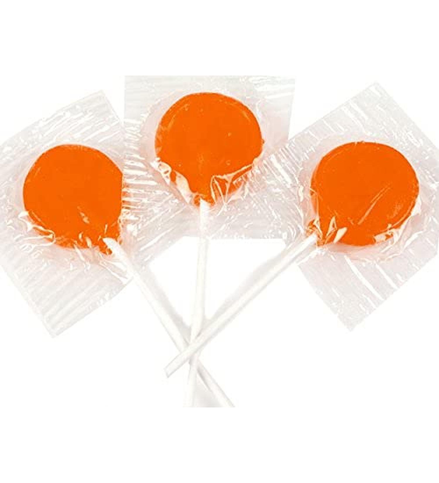 Orange Flavored Hard Candy Lollipops - Oh! Nuts (1 LB bag) - Burst of Citrus Sweetness - Buy Online on GoSupps.com
