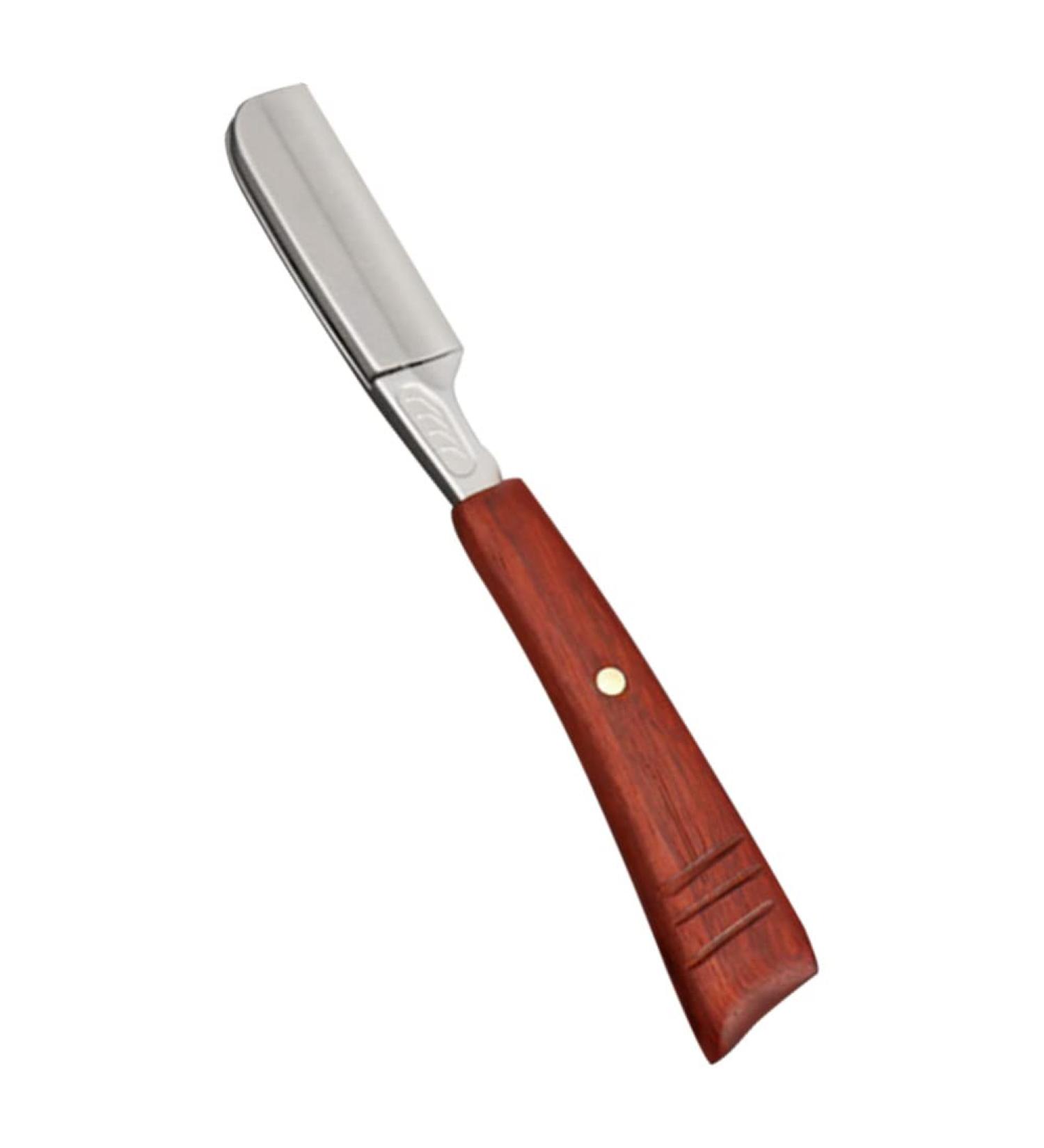 Beaupretty Wood Straight Razor - Traditional Cutthroat Shaving with Red Sandalwood Handle | Manual Rapid Razor for Classic Grooming - Buy Online on GoSupps.com