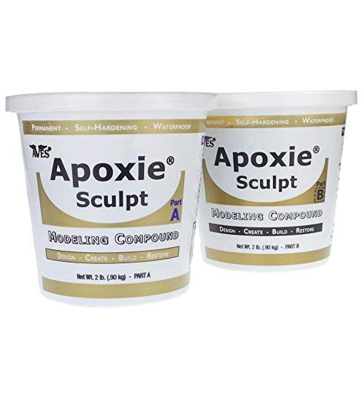 Aves Apoxie Sculpt - 2 Part Modeling Compound (A & B) - 4 Pound, Black