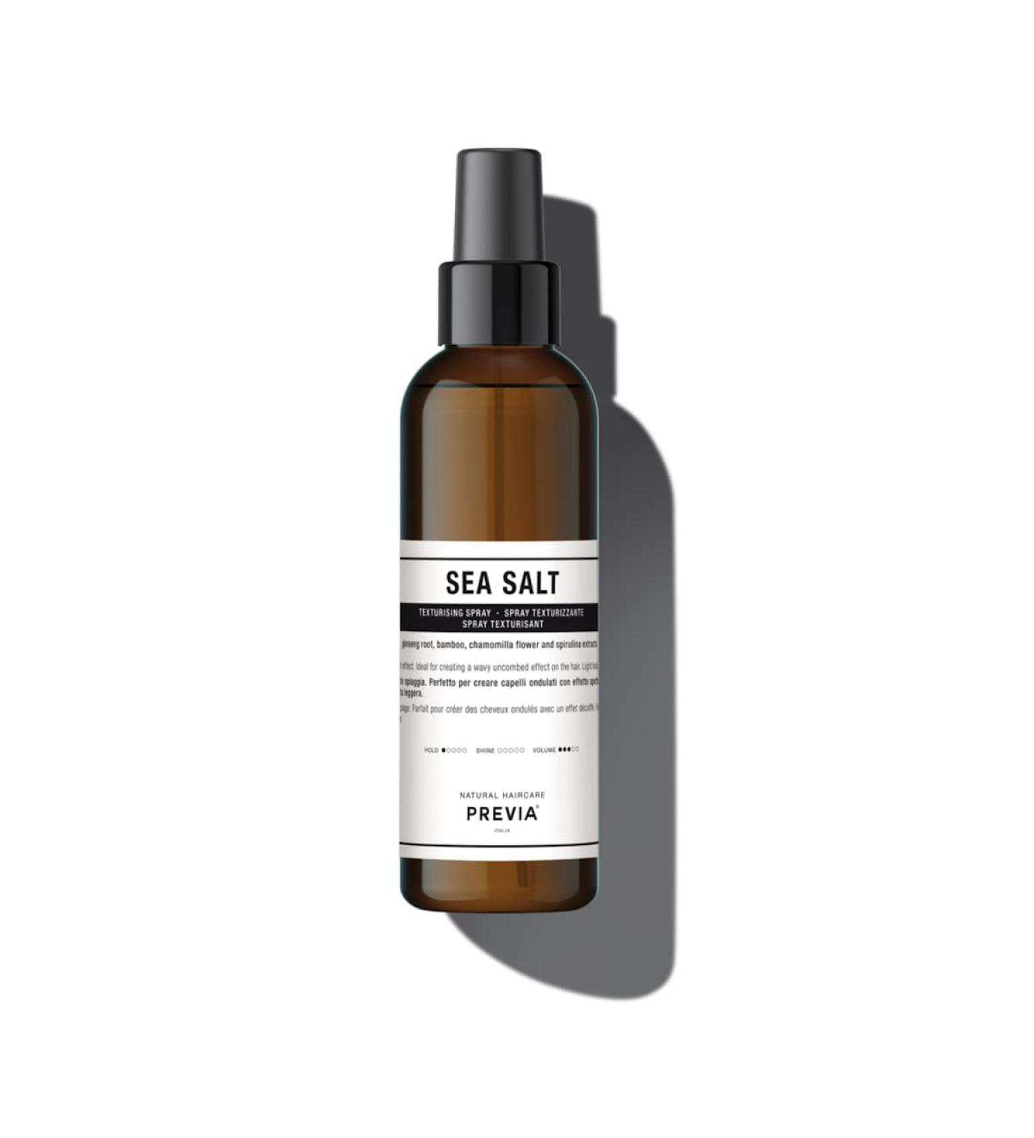 PREVIA Sea Salt Texturizing Spray - Natural Hair Texturizer for Effortless Beach Waves - Volumizing Hair Spray for All Hair Types - Ginseng & Bamboo Infused Paraben-Free Vegan 6.7 oz - Buy Online on GoSupps.com