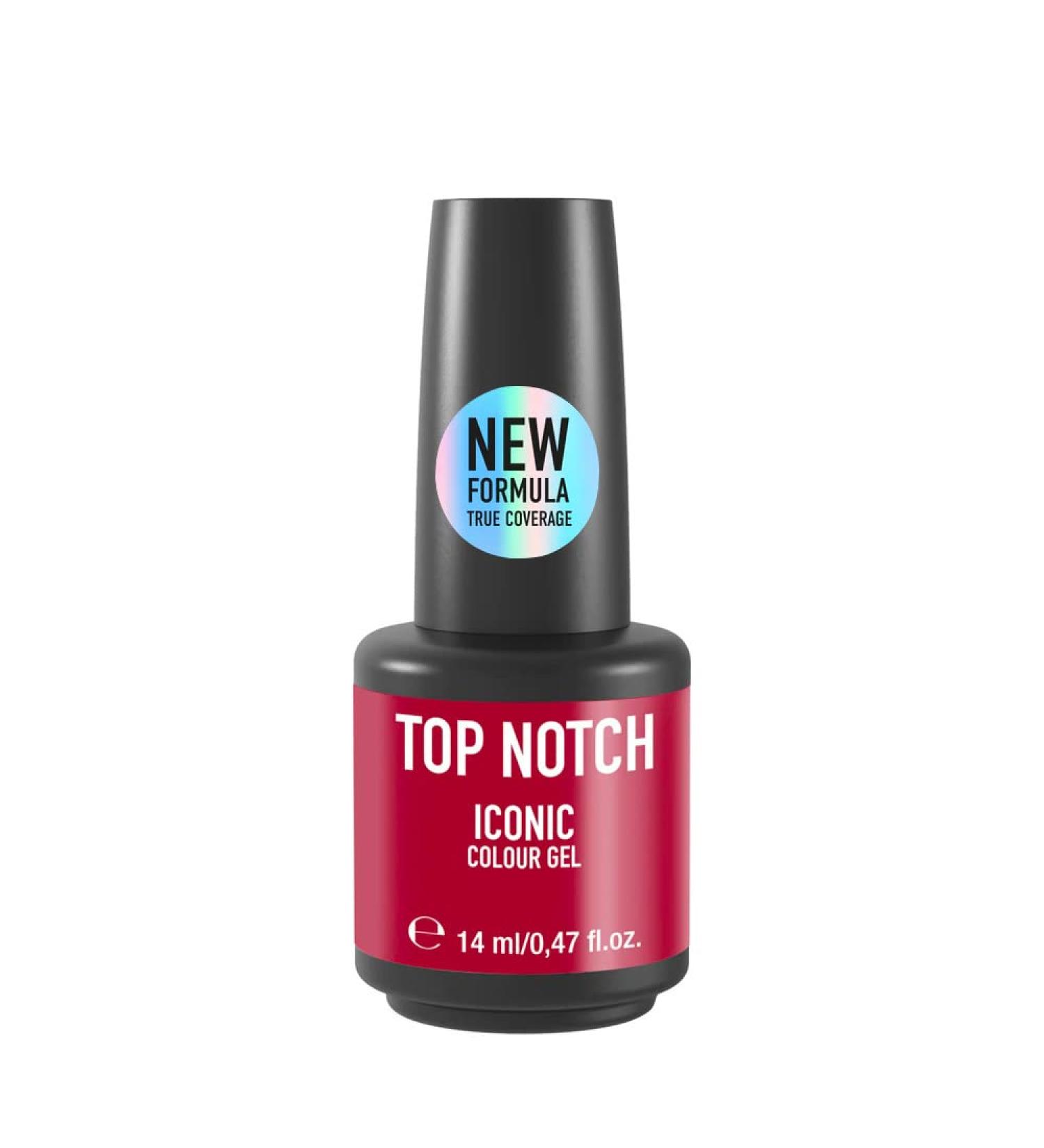 Mesauda Top Notch Iconic 214 Vermilion 14ml - semi-permanent nail polish