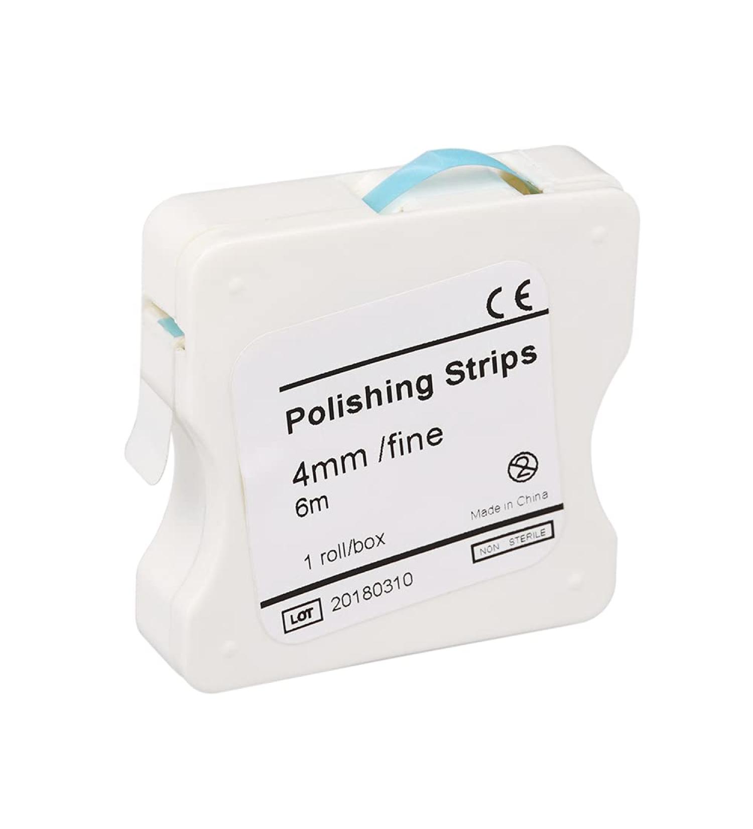Layhou Dental Sandpaper Polishing Strips - 4mm Resin Interdental Grinding Tool - Blue | International Shipping Available - Buy Online on GoSupps.com
