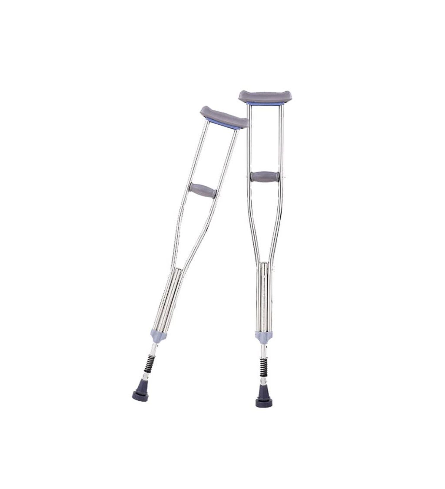 Stainless Steel Underarm Crutches Walking Aids for The Disabled and Elderly (Size : 118-138cm) Smooth Sailing - Buy Online on GoSupps.com