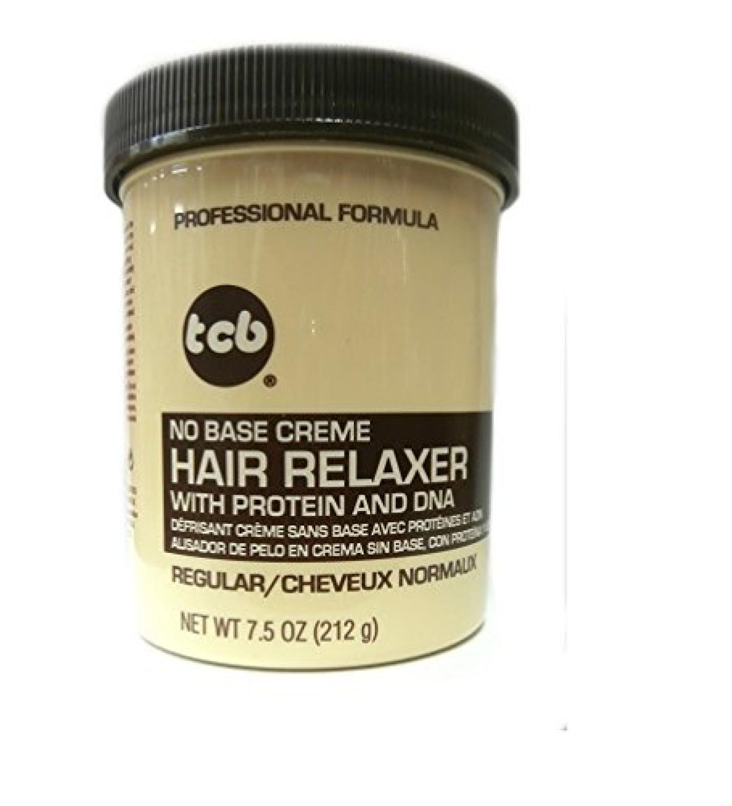 TCB No Base Relaxer/Smoothing Cream Hair Relaxer Regular 212 g