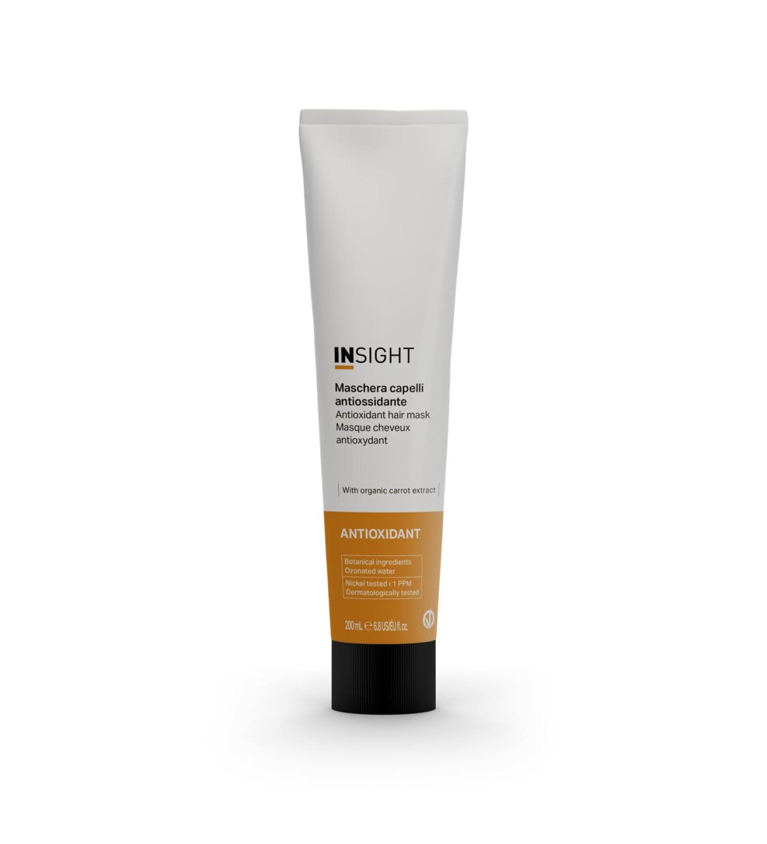Insight Masque capillaire antioxydant 200ml | traitement intense formul pour rendre la brillance et le corps aux cheveux