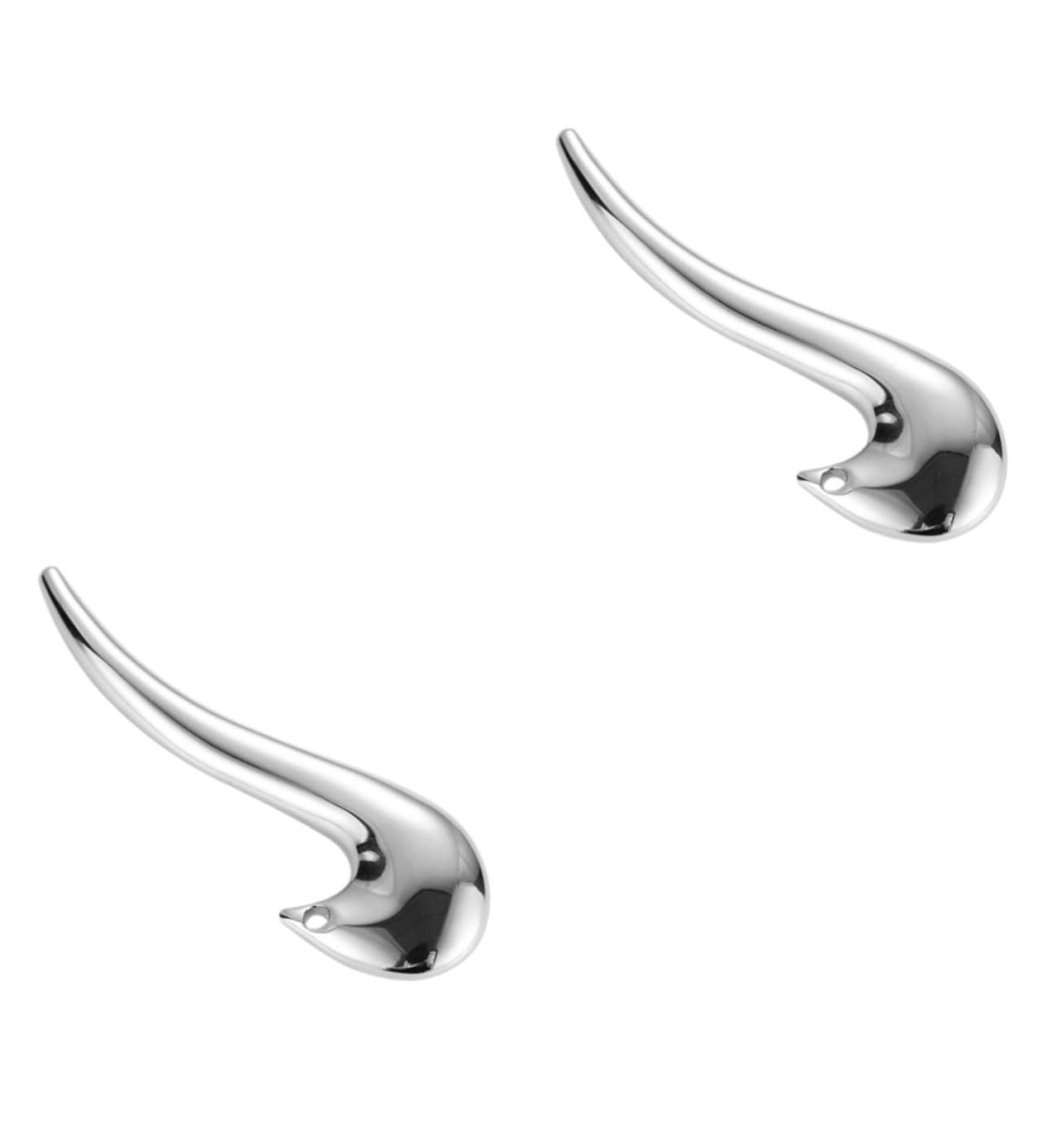 Beavorty 2pcs Metal Acupuncture Stick Eye Massager Tool Facial Massagers for Women Acupoint Massager Eye Scraping Massager Eye and Nose Massager Eye Roller Eyes Scraper Zinc Alloy 10.00X3.20X3.00CMx2pcs Silverx2pcs - Buy Online on GoSupps.com