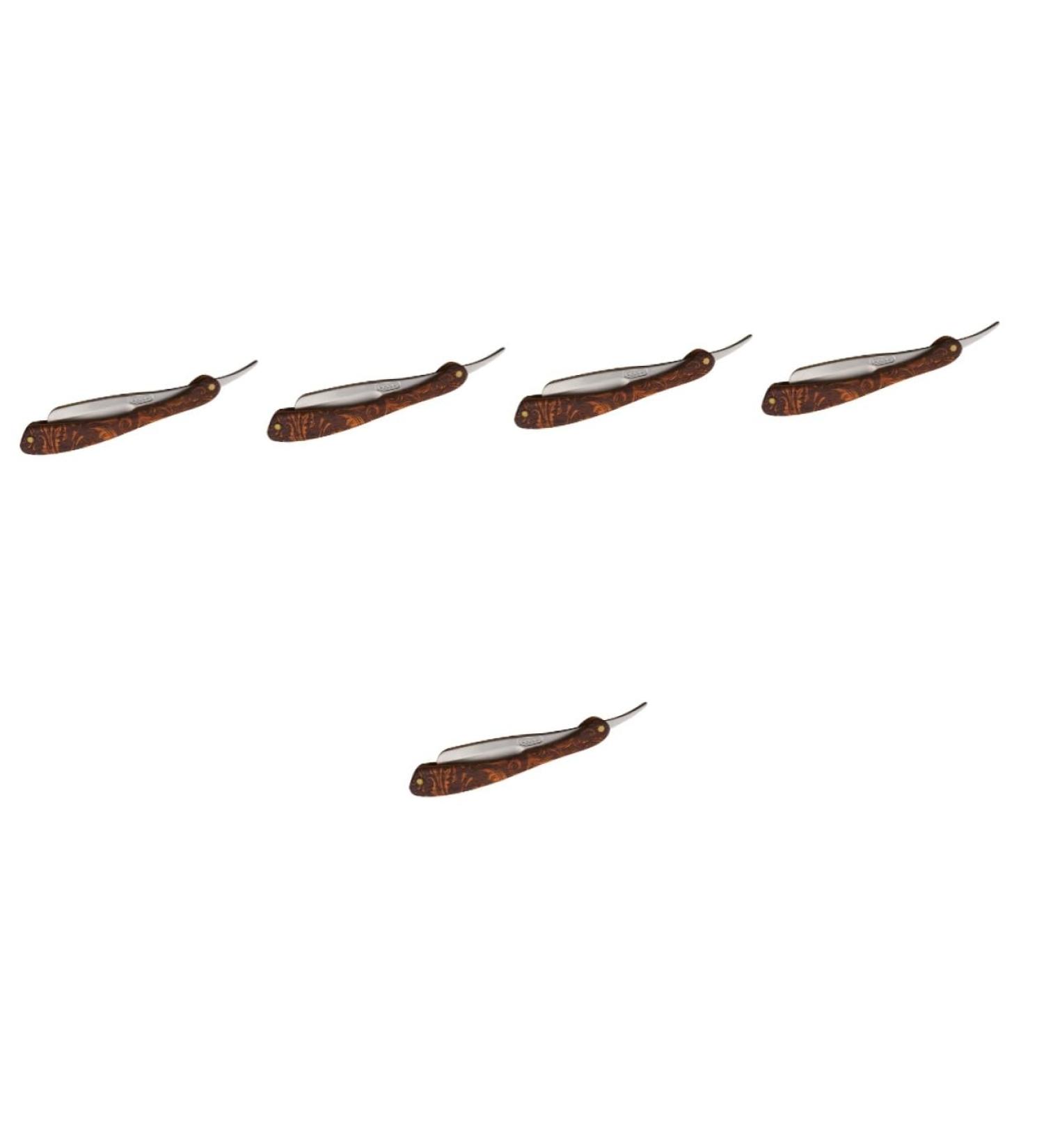 Fomiyes Stainless Steel Hairdresser Razor Holder - Premium Folding Beard & Hairdressing Razor with Blades for Men - Perfect for Shaving & Grooming - Buy Online on GoSupps.com