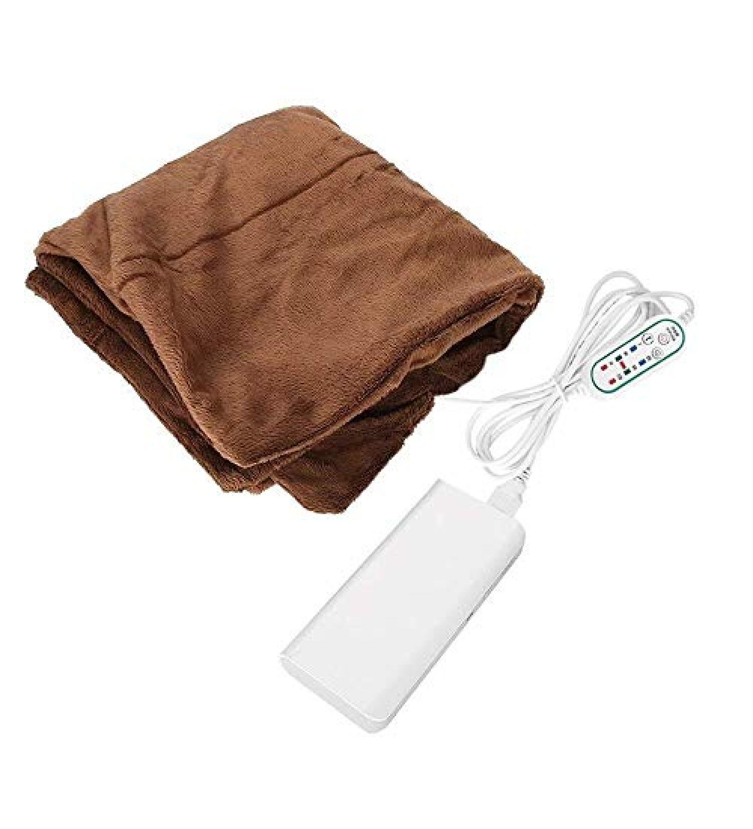 Shop Premium Heating Cushion & Blanket - Soft Plush Flannel with 3-Speed Thermostat - Ideal for Home Office & Car - Buy Online on GoSupps.com