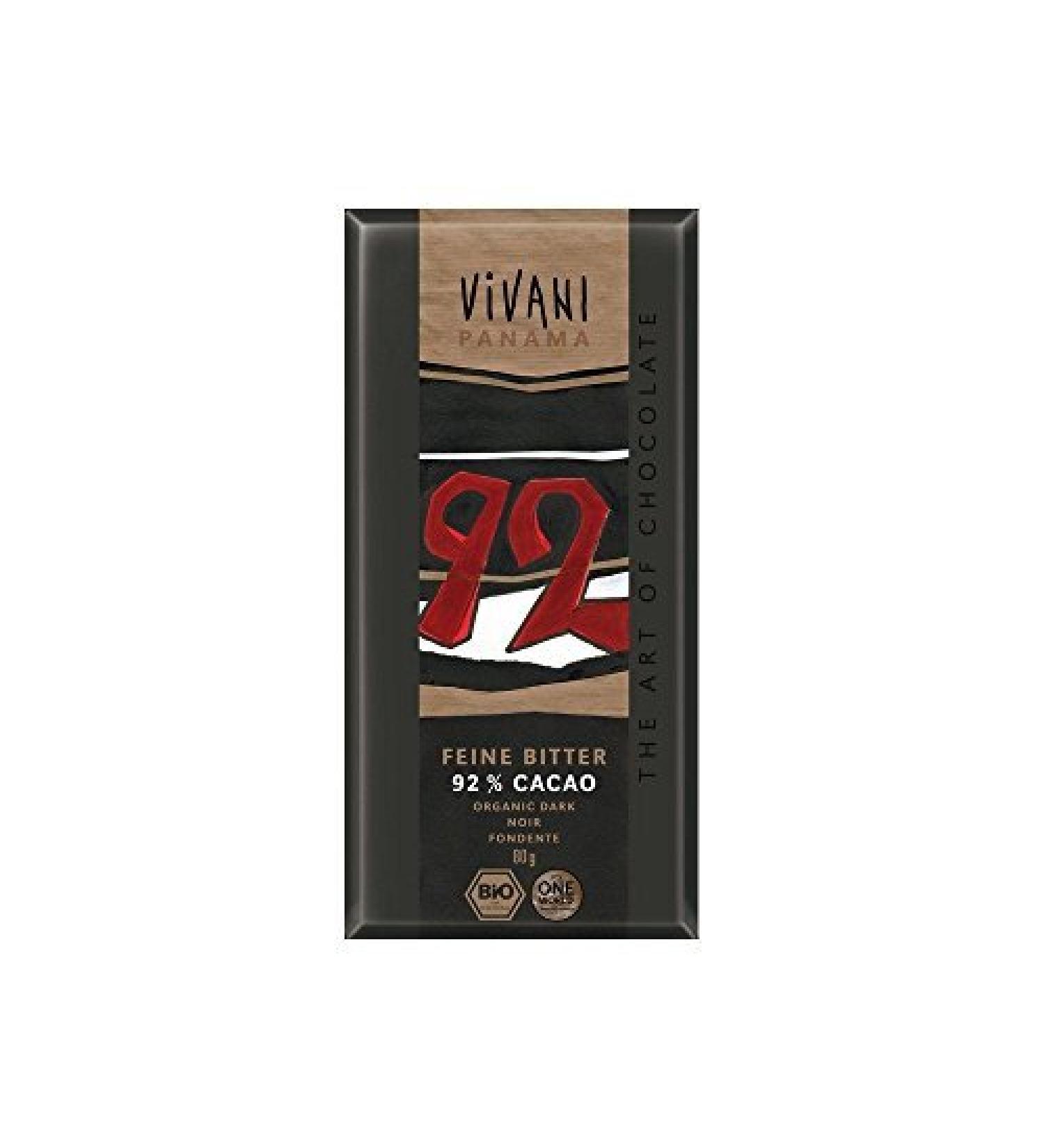 - Vivani Dark Chocolate - 92% Cocoa | 80 x 10g x | - SUPER SAVER - SAVE MONEY by Ecofinia Gmbh Vivani Ichoc