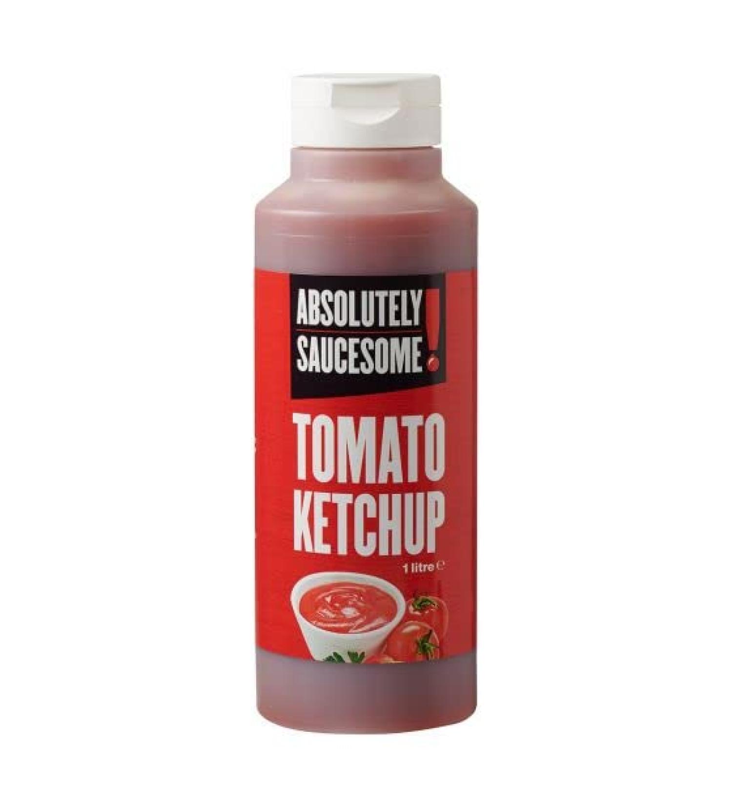 Absolutely Saucesome Tomato Ketchup/Tomato Sauce 1 L Restaurant Quality