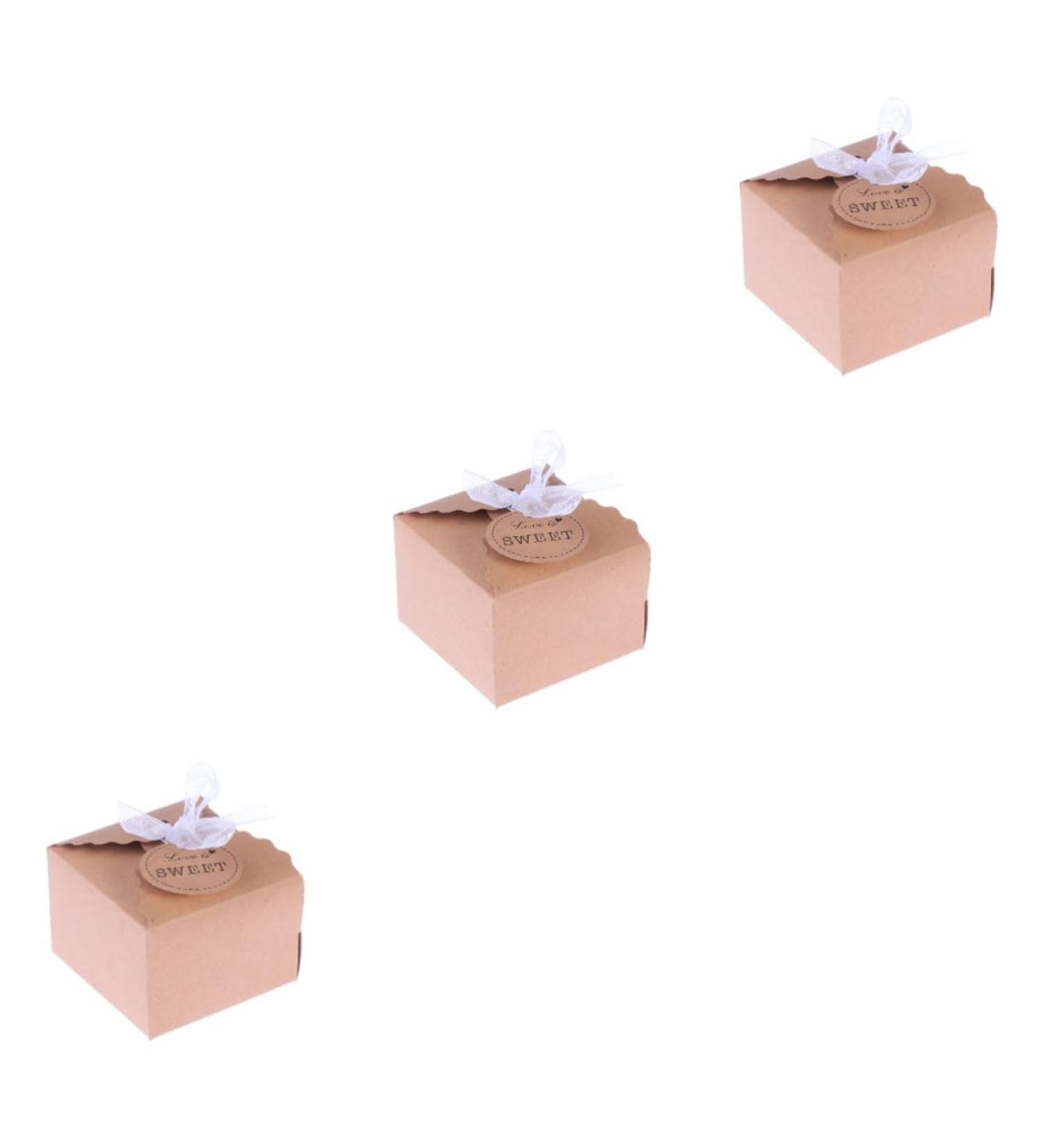 Healeved 150 Pcs Chocolate Gift Boxes Wedding Favors Candy Boxes Clothes Boxes for Gifts Paper Favor Boxes Party Favor Boxes Wedding Gift Boxes Wedding Favor Boxes Dessert Box Romantic 1 count (Pack of 1) As Shownx3pcs - Buy Online on GoSupps.com