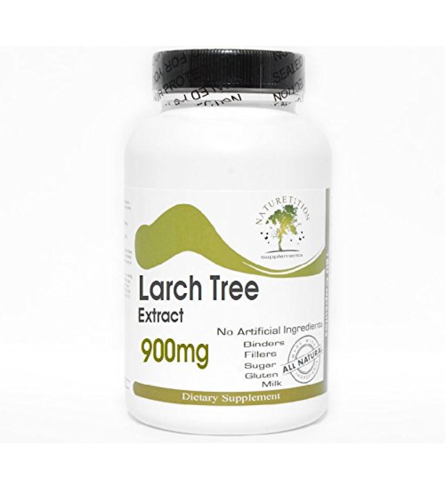 Naturetition Supplements Larch Tree Extract 900mg Arabinogalactan (AG) 90 Capsules - No Additives