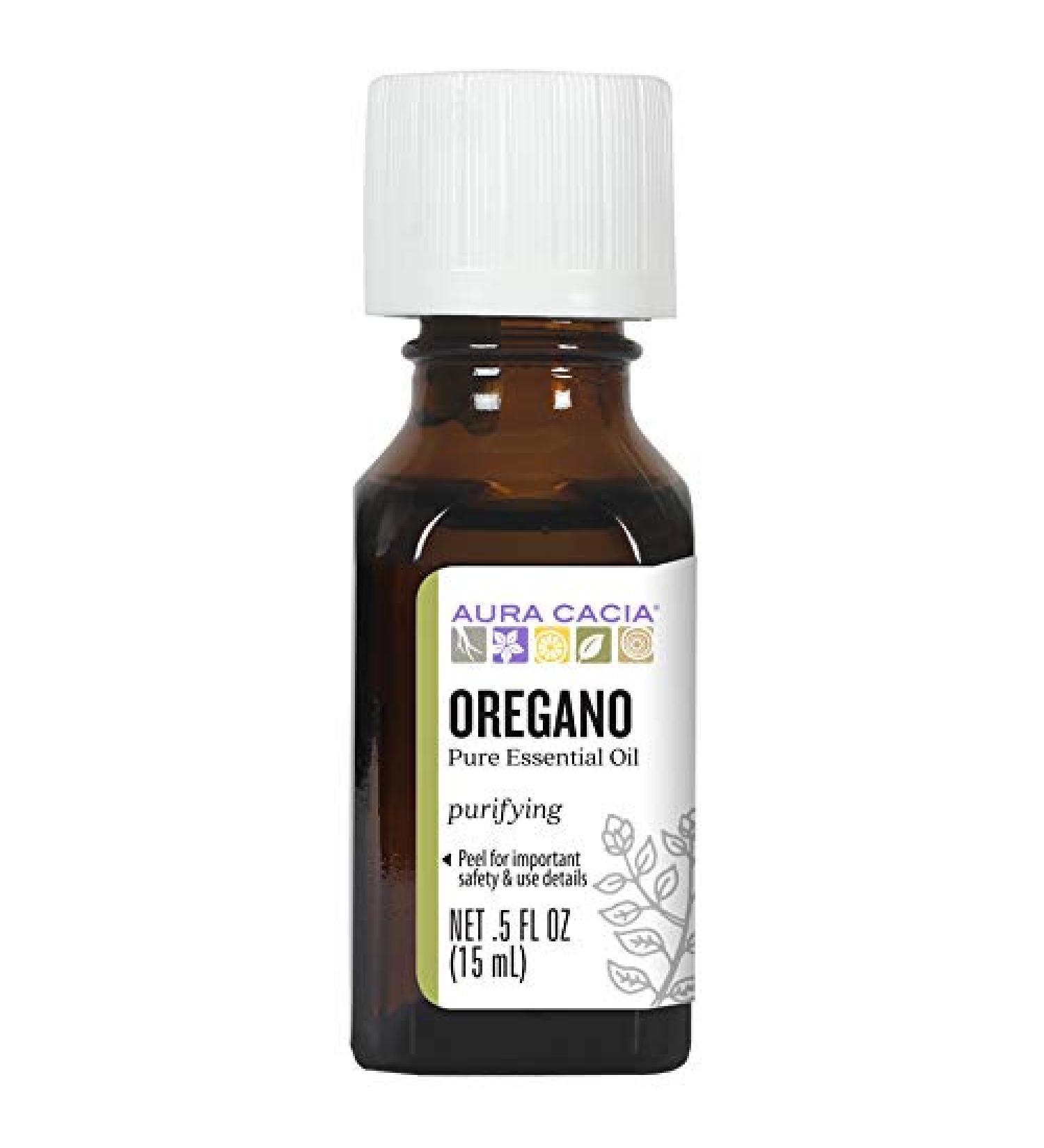 Aura Cacia Oregano Essential Oil 15ml - 100% Pure, GCMS Tested, Origanum vulgare - Buy Online on GoSupps.com