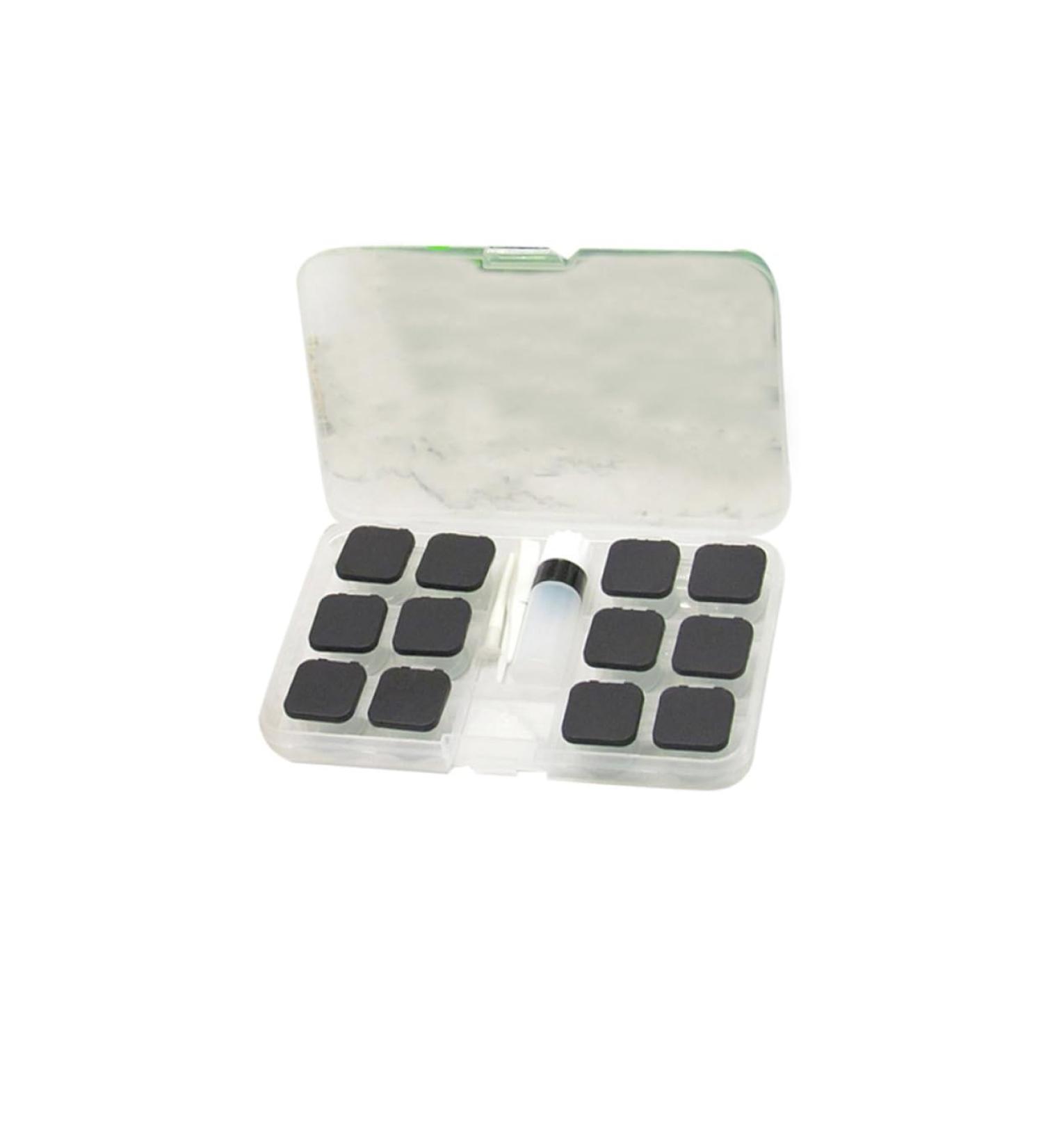 Buy Gatuida Contact Lens Container Travel Case - Lens Accessories & Tweezers - Black Mussel Shell Design 15.8*9.5cm - Buy Online on GoSupps.com