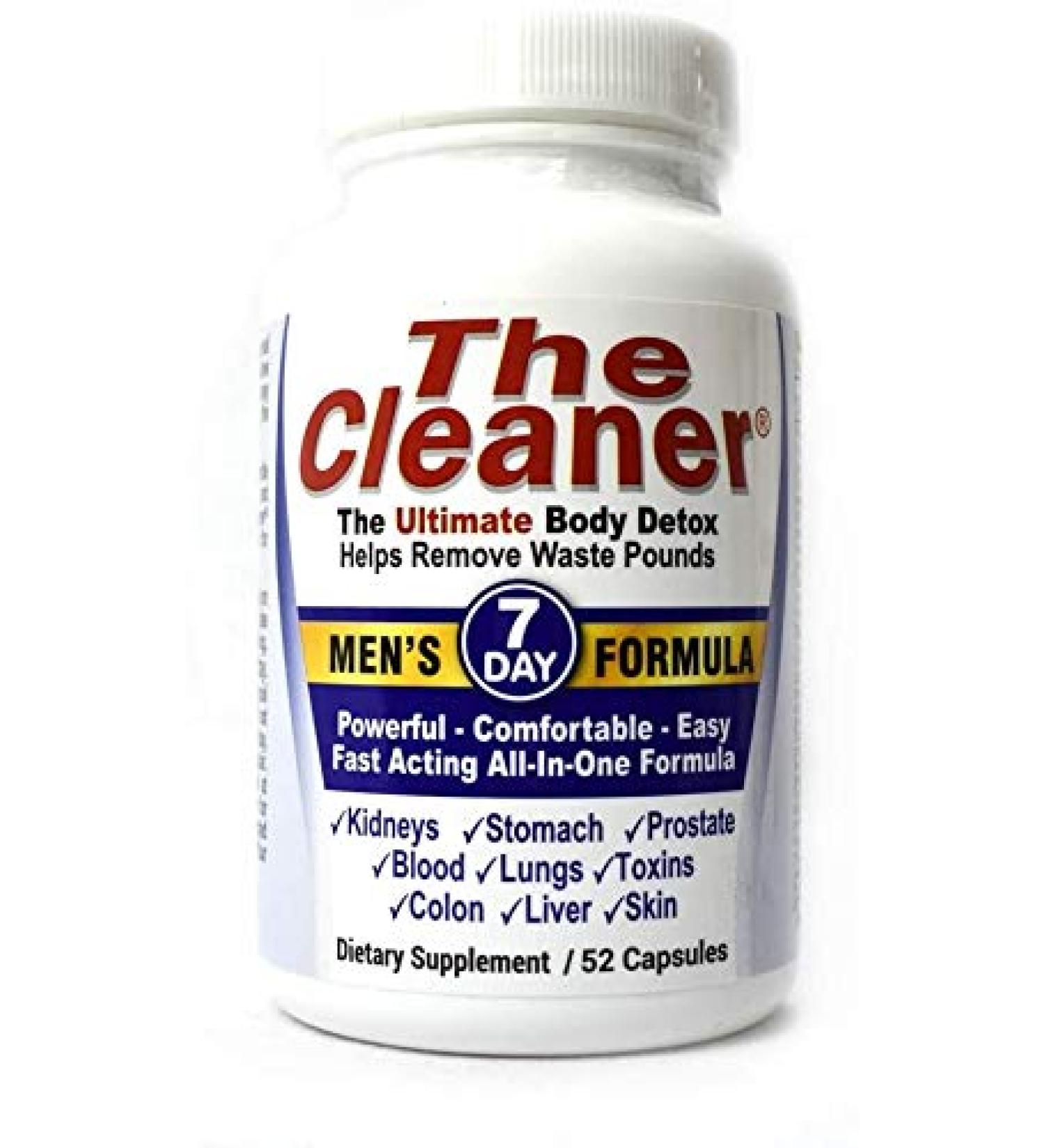 Cleanse & Detox with The Cleaner 7Day Men's Formula - 52 Capsules - Buy Online on GoSupps.com