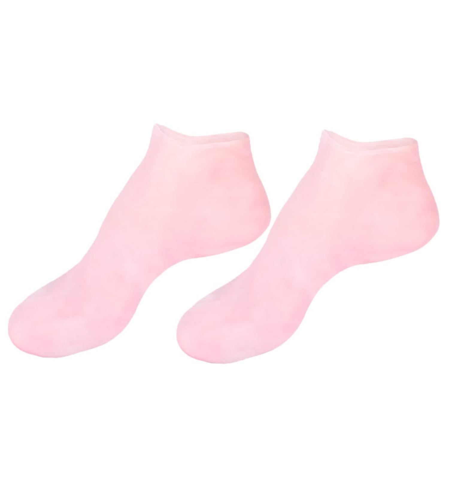 DOITOOL 3 Pairs Sock Feet Moisturizing Protective Spa Stocking Foot Silicone Sole Hard Spa Soften Skin Repair Women s Pads Heel Moisturizer High Sebs Miss Essential Oil Pink Lotion - Buy Online on GoSupps.com